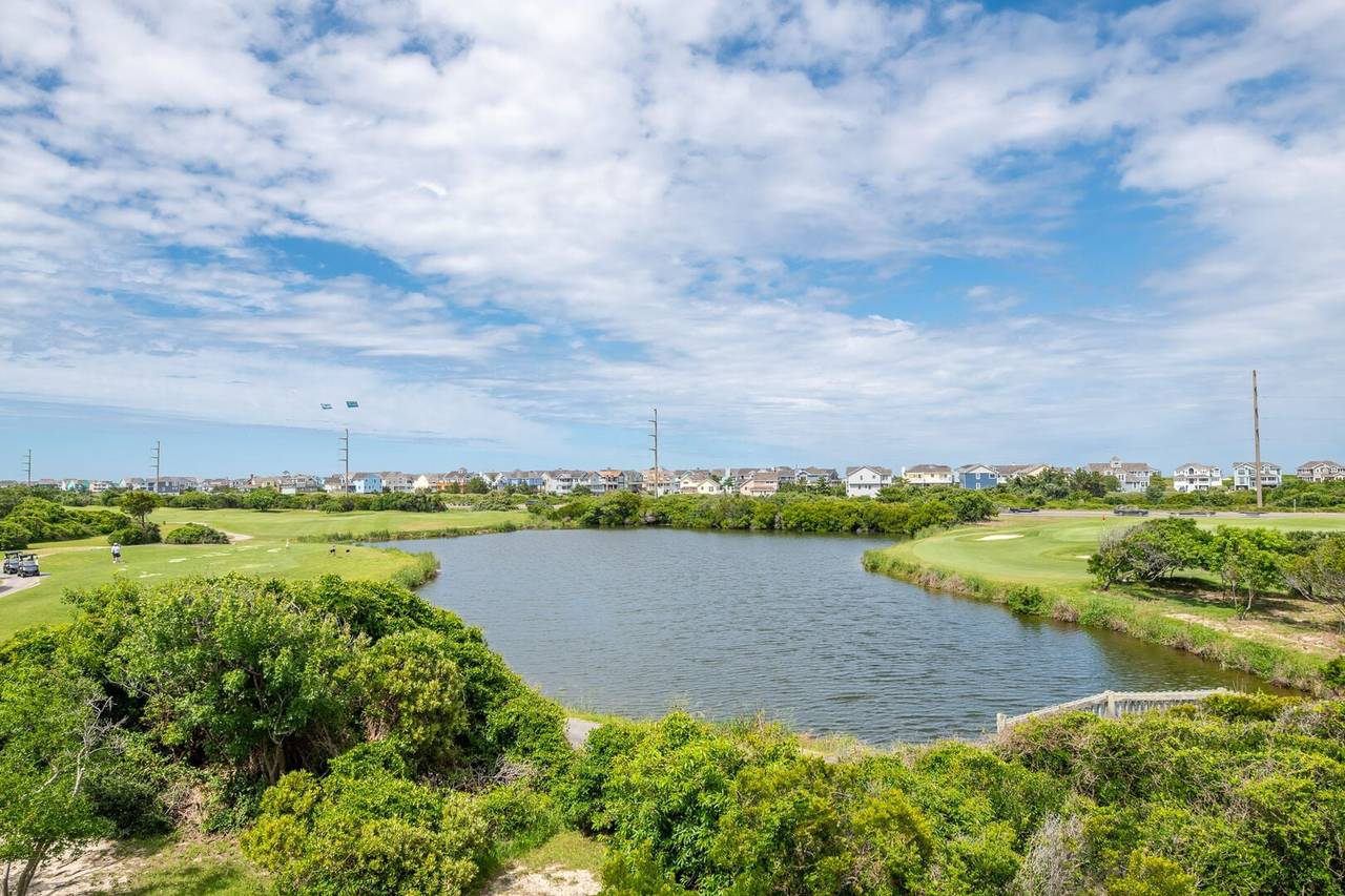 View of Nags Head Golf Links from Lake and Links