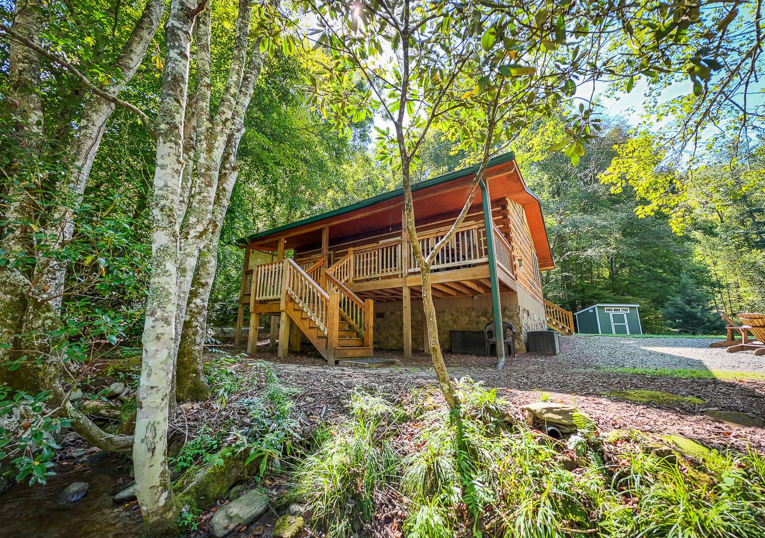 Alarka Creek Retreat - Bryson City Cabin Rentals