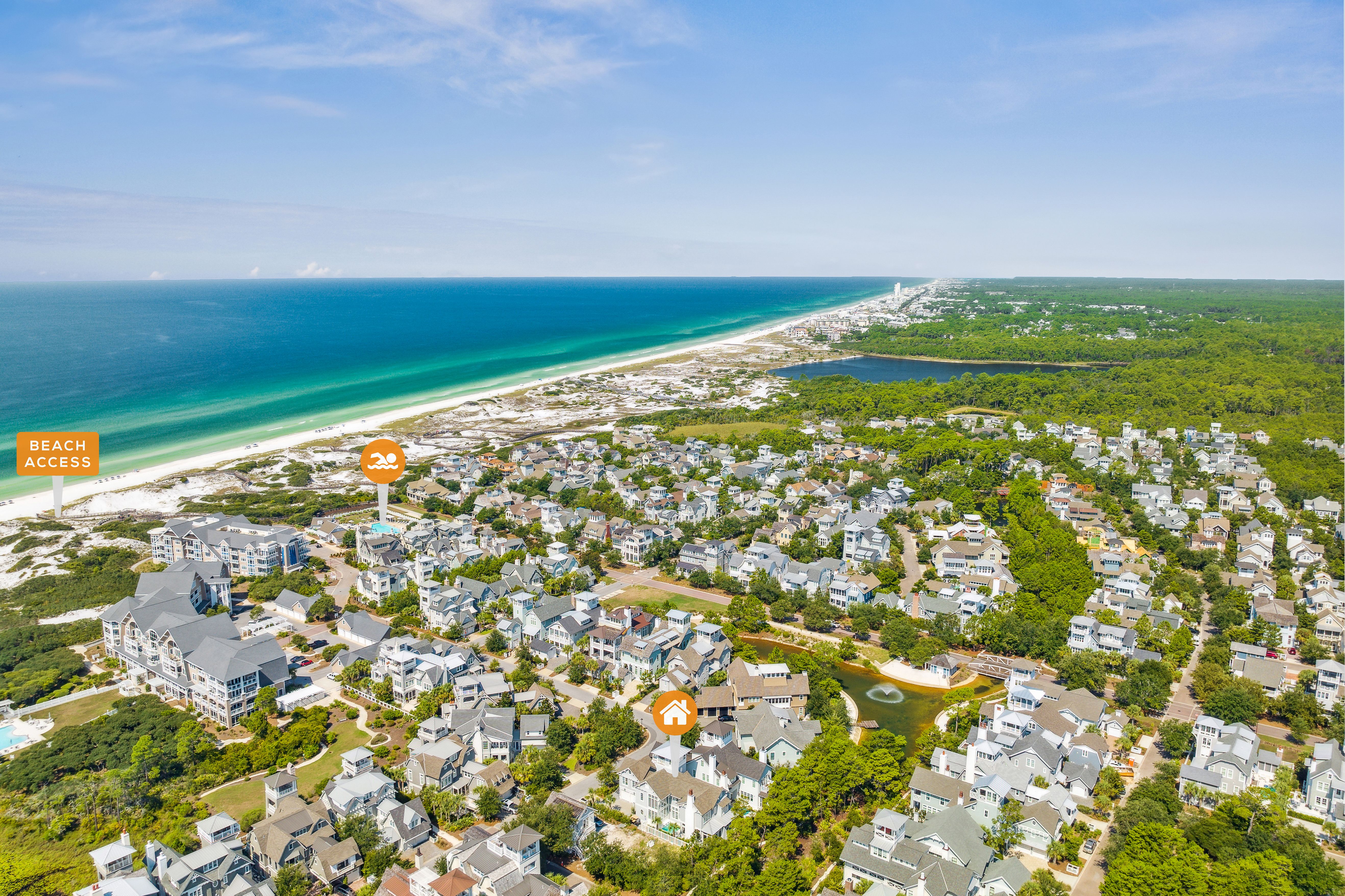 The most gorgeous walk to the beach on 30A. 