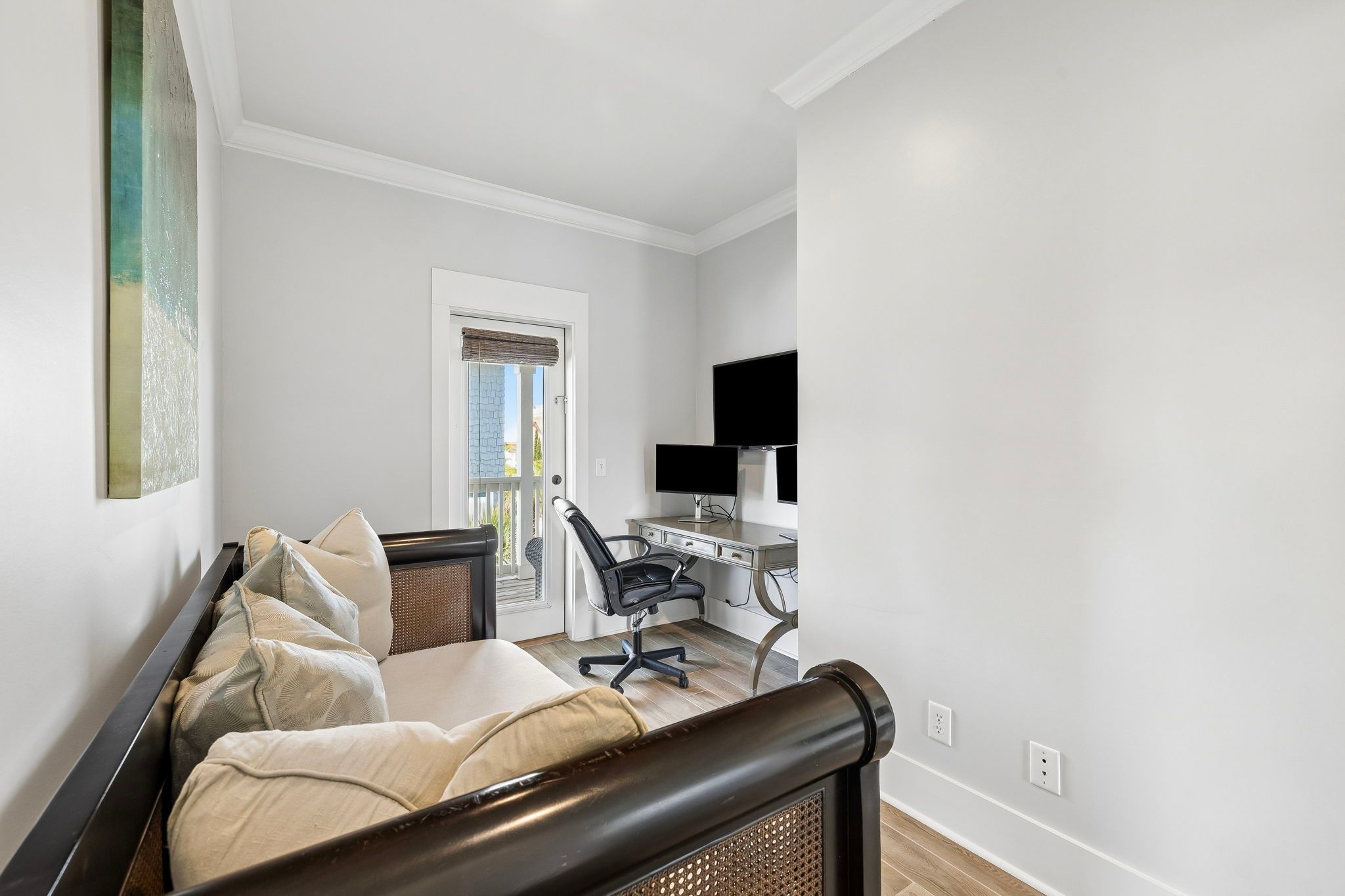 Quiet 3rd floor desk nook, ready for remote work