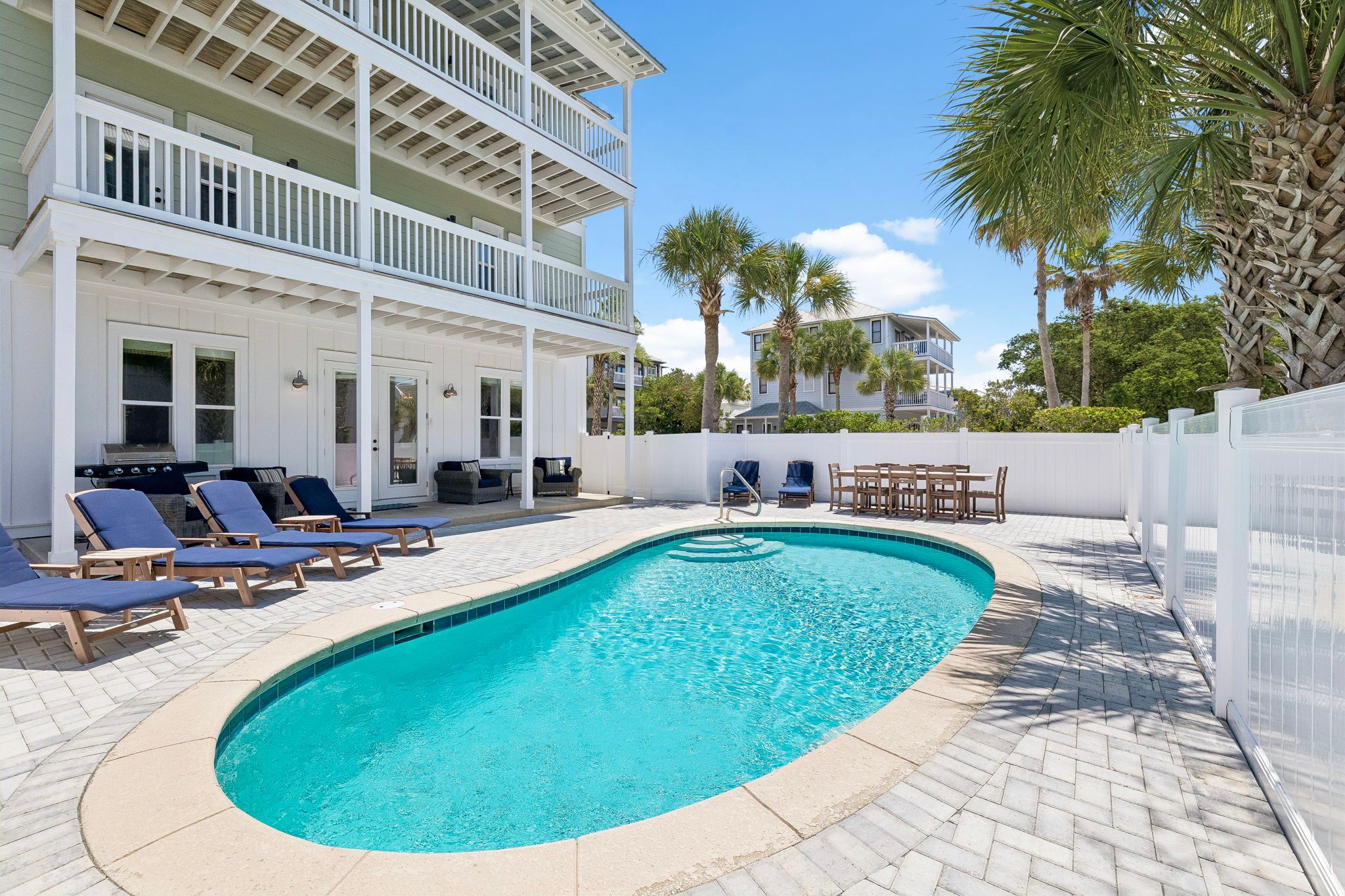 Private heated saltwater pool, Seacrest Beach 30A