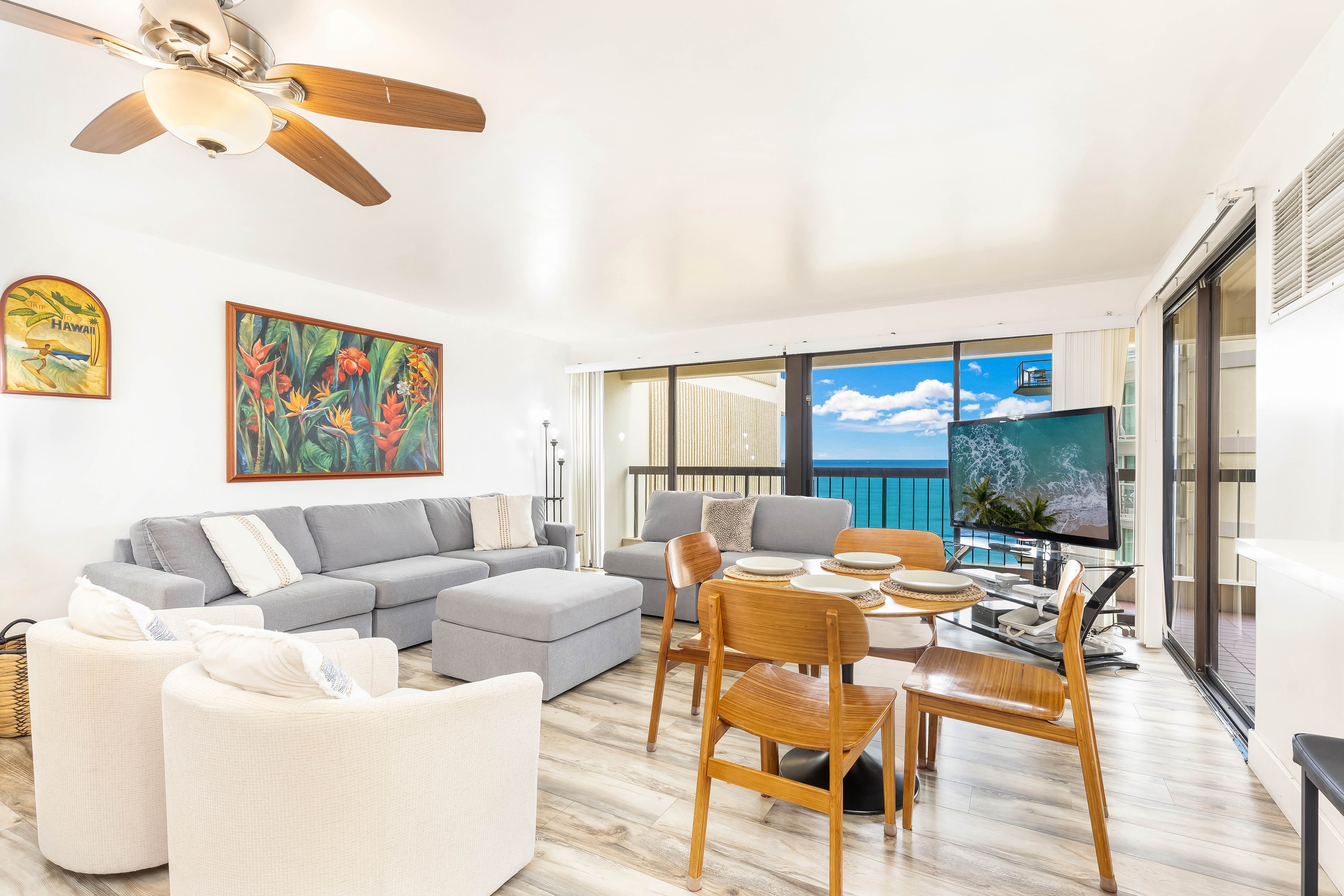 Warm and inviting living space
