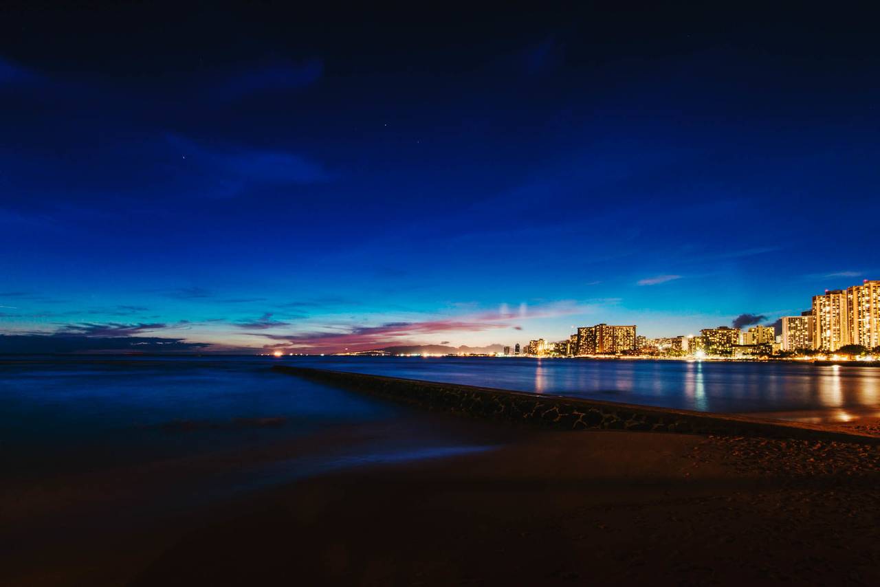 Waikiki at Dusk Waikiki at Dusk