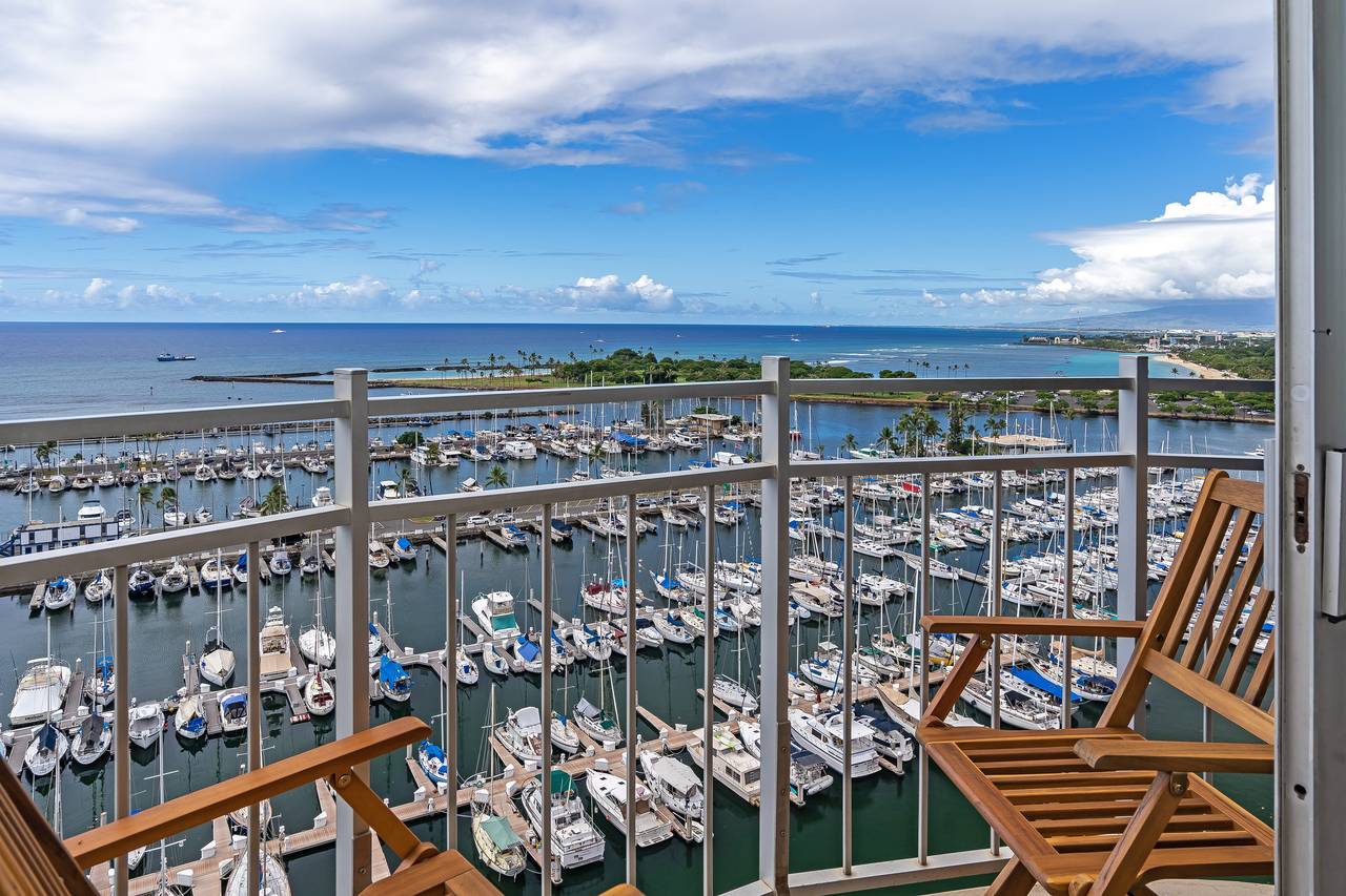 Marina View from the Lanai Marina View from the Lanai