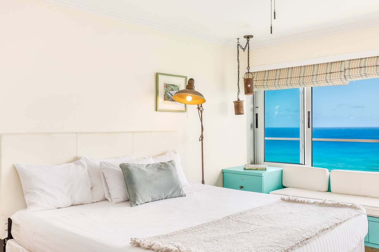 Wake up to endless blue ocean views in paradise Wake up to endless blue ocean views in paradise