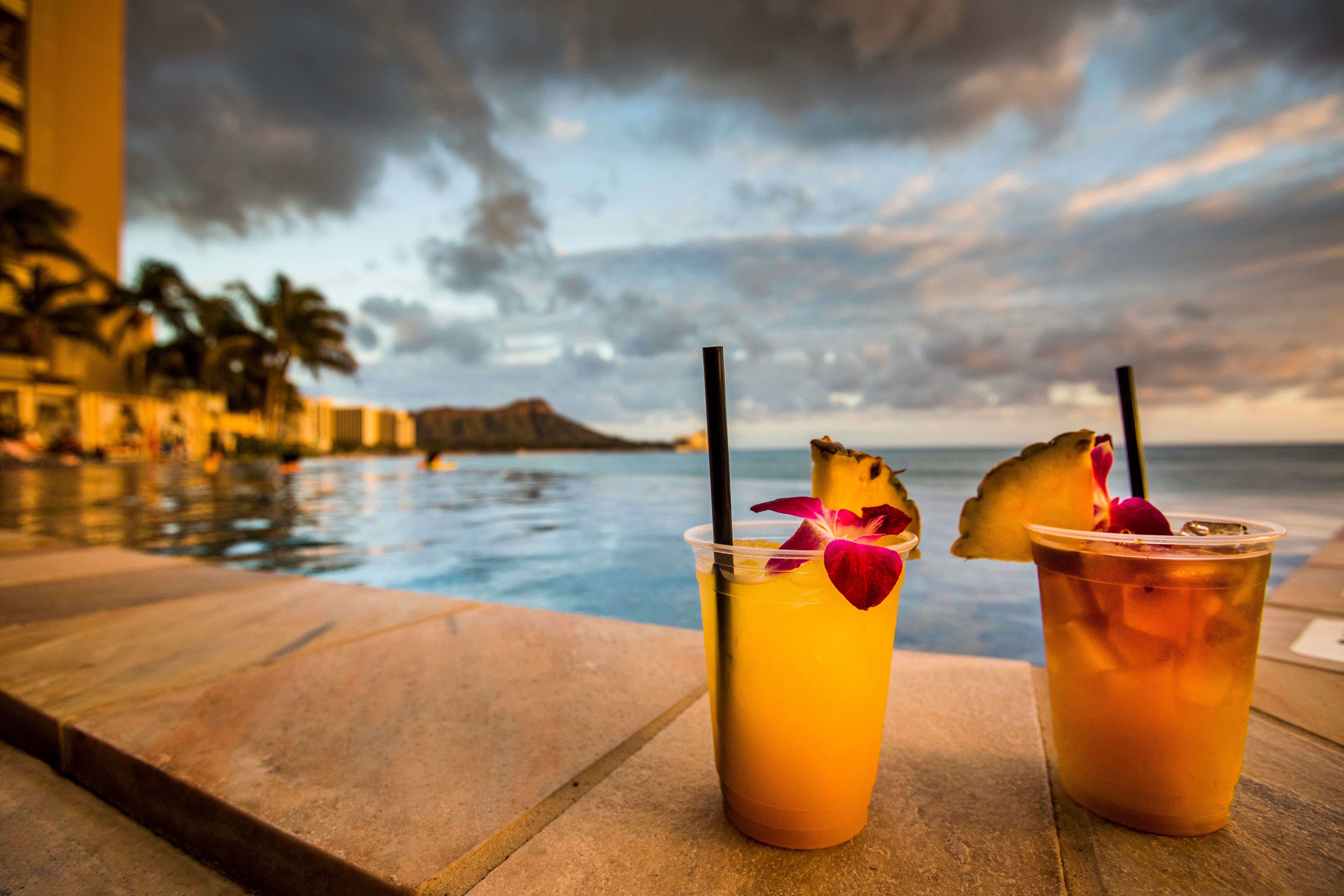 Toast to paradise with a pair of tropical mai tais