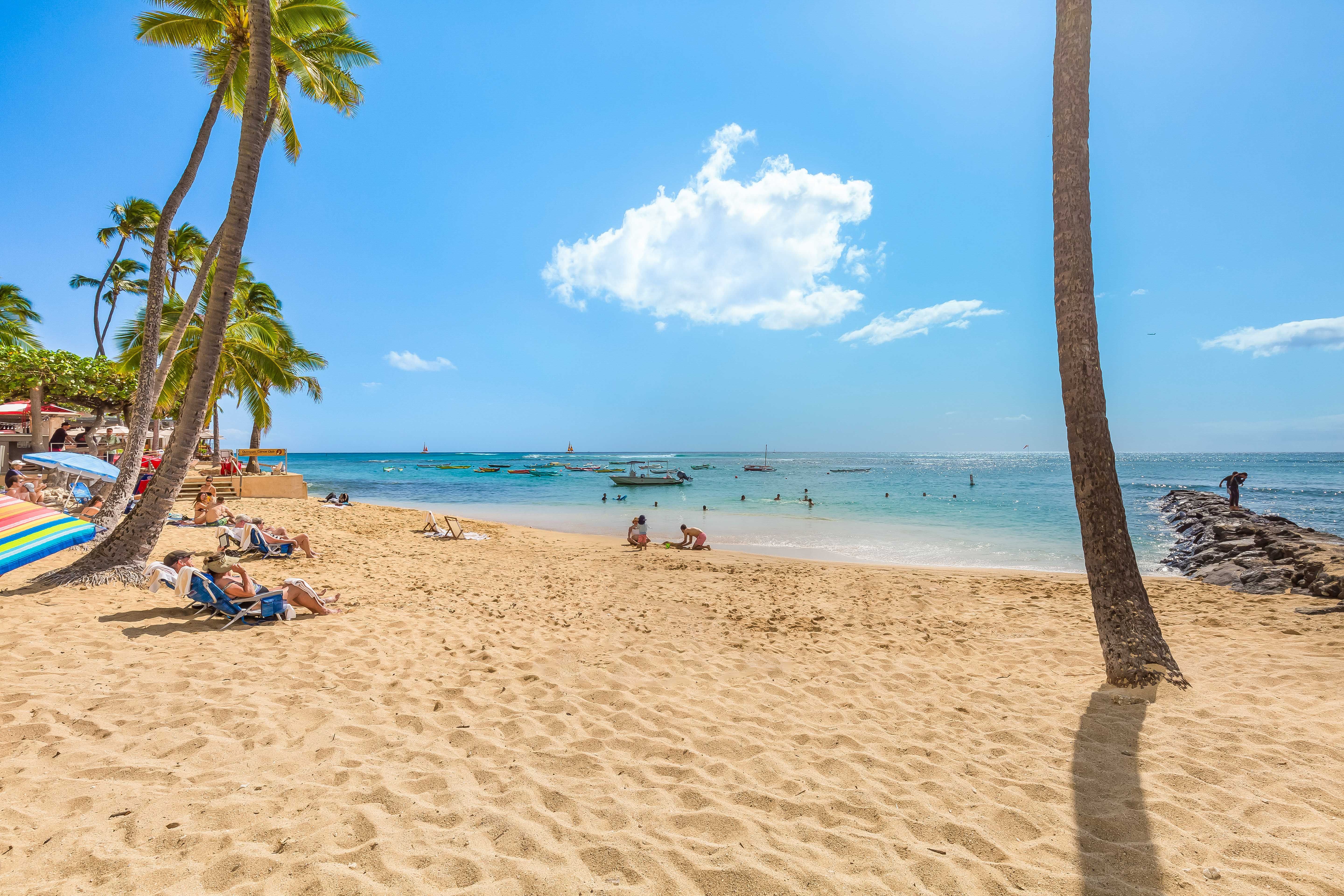 Spend your days soaking up the sun in paradise