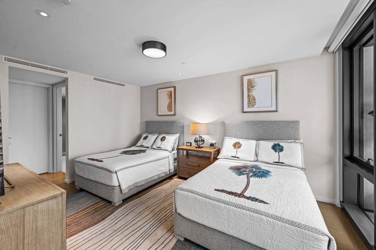 Bedroom with two full size beds Bedroom with two full size beds