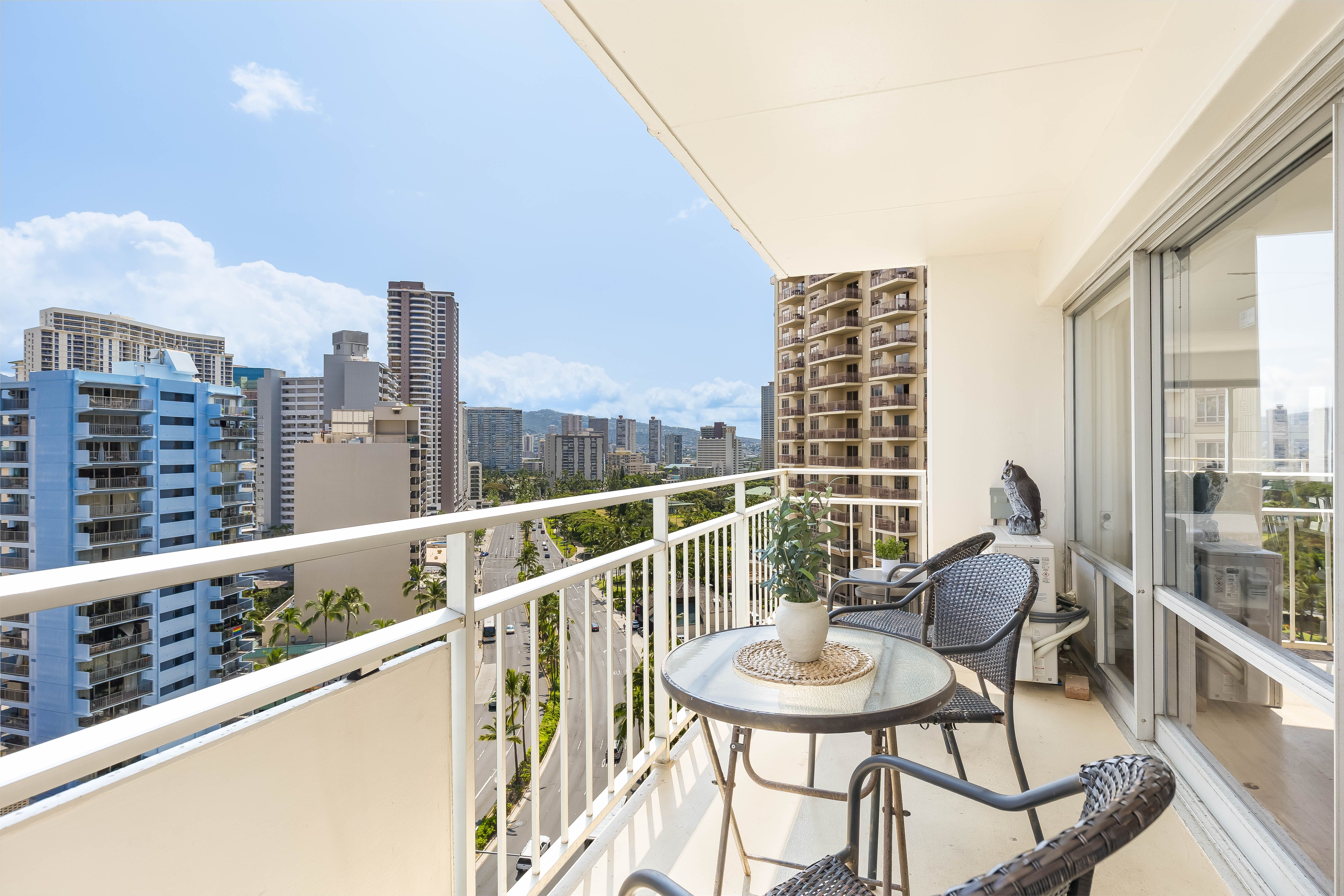 Enjoy the gentle island breeze from your private balcony