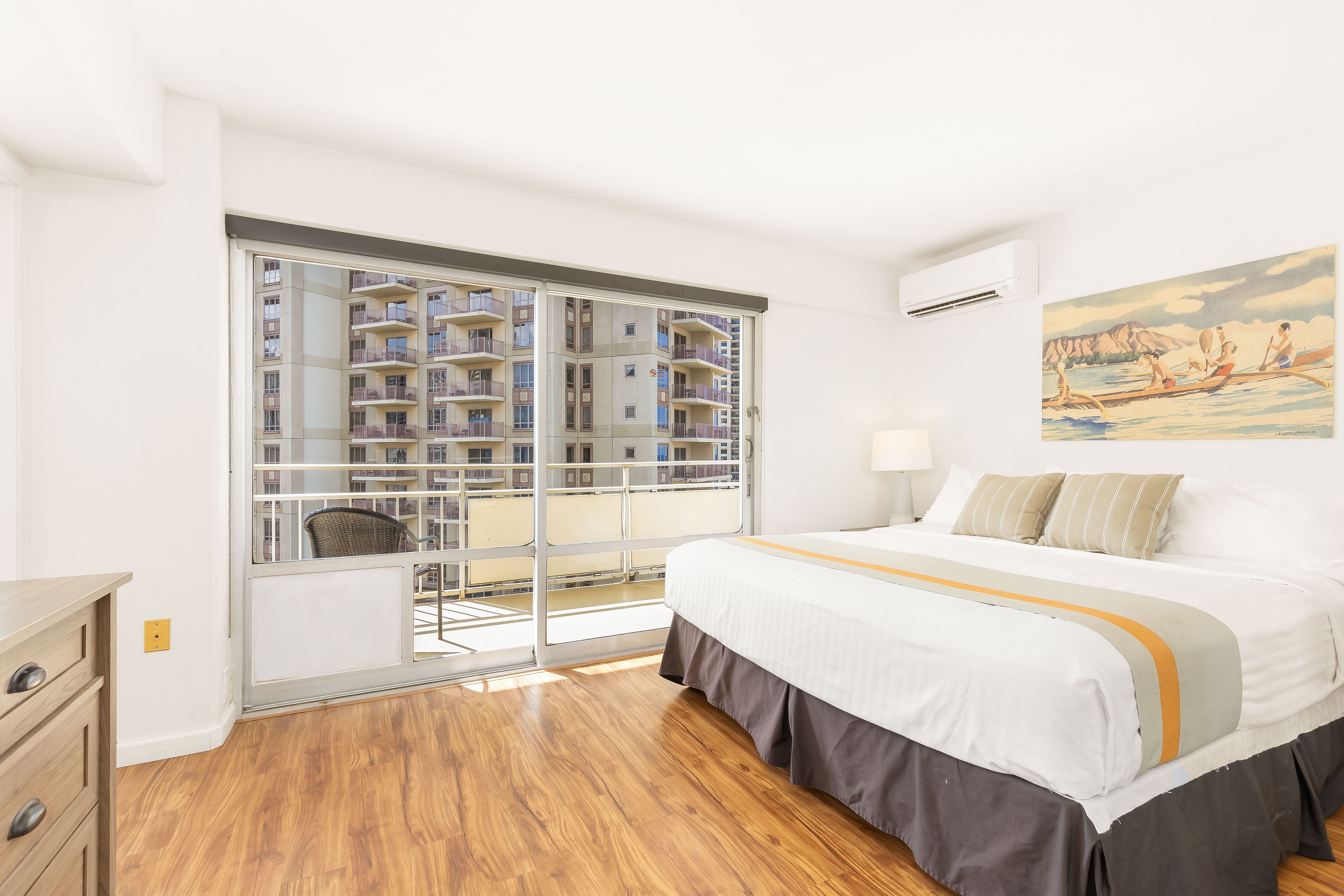 Master bedroom with King bed
