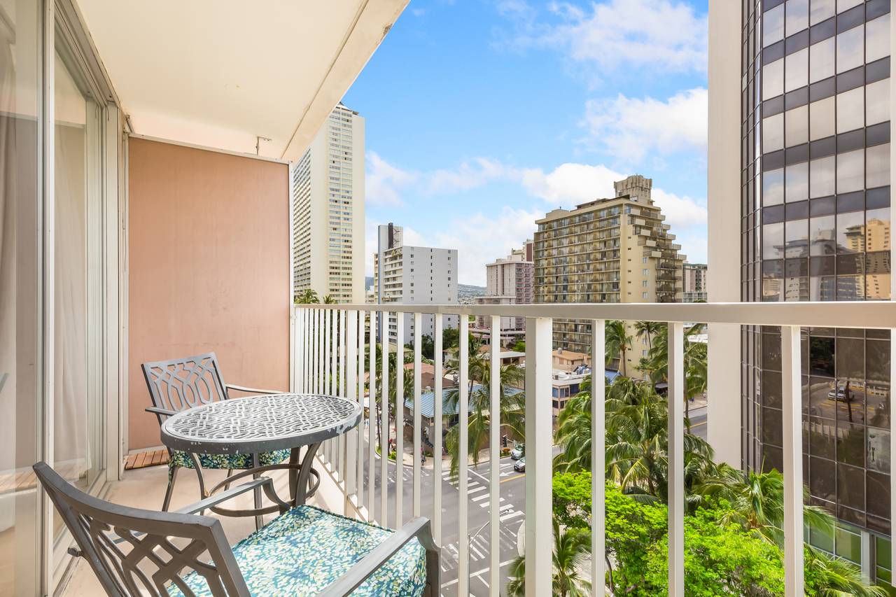 Balcony with 2 Chairs and Table Balcony with 2 Chairs and Table