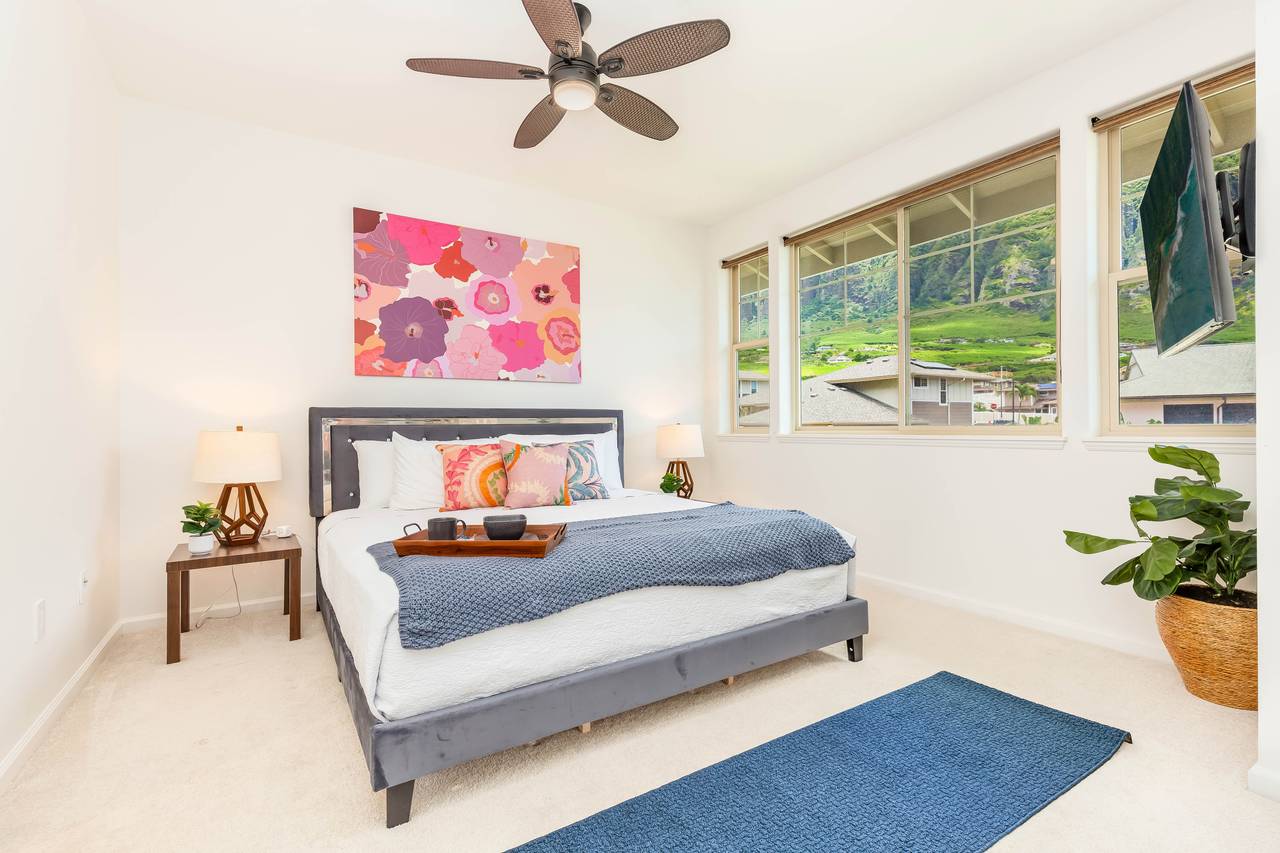 Bedroom 1- Enjoy watching TV from bed Bedroom 1- Enjoy watching TV from bed