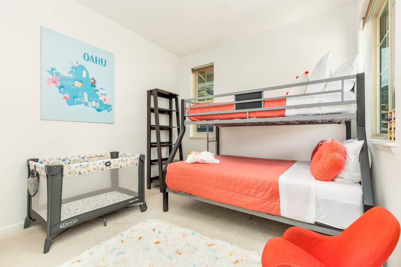 Bedroom 4- Charming kids bedroom with a bunk bed Bedroom 4- Charming kids bedroom with a bunk bed