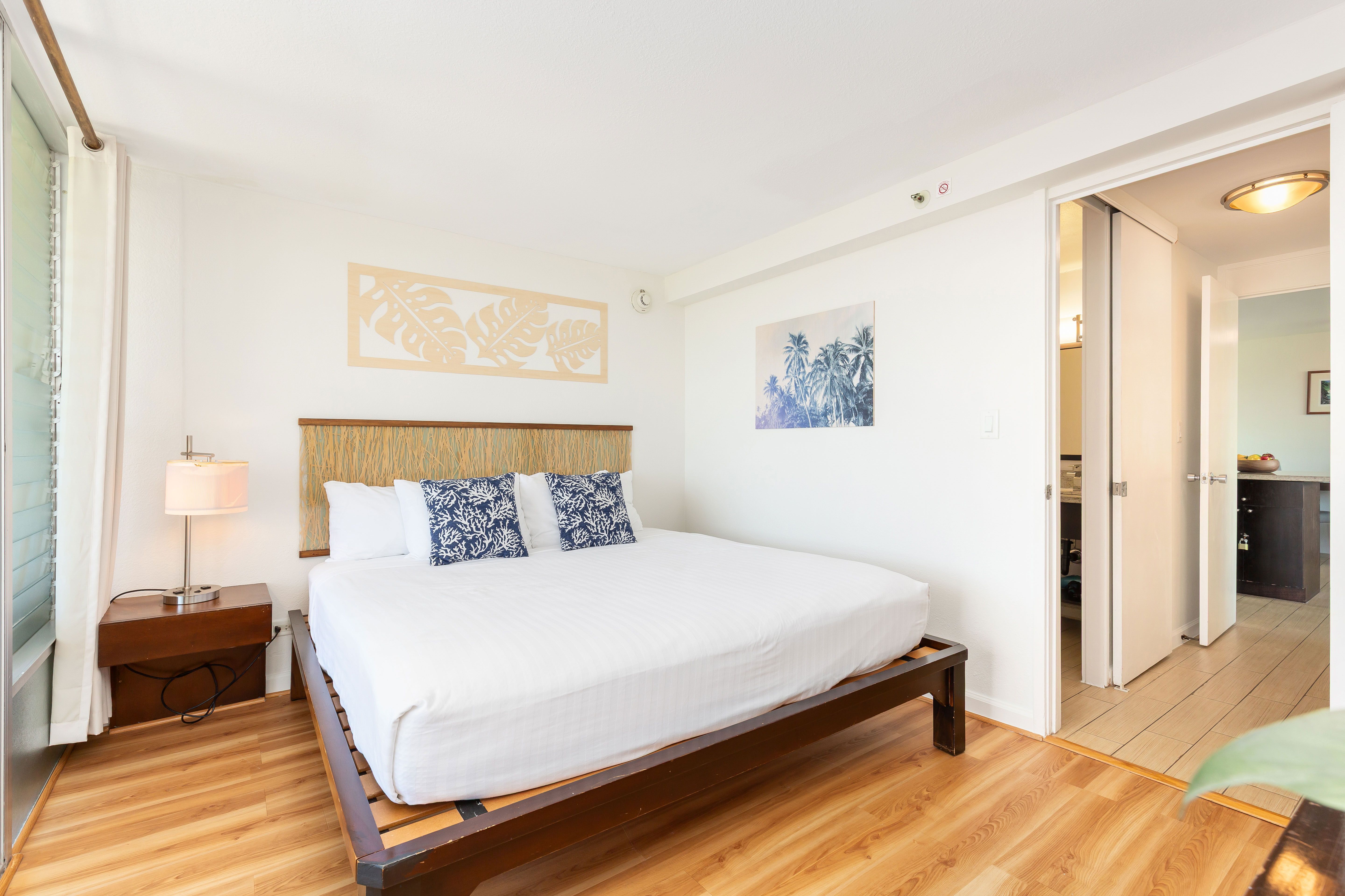 Spacious bedroom