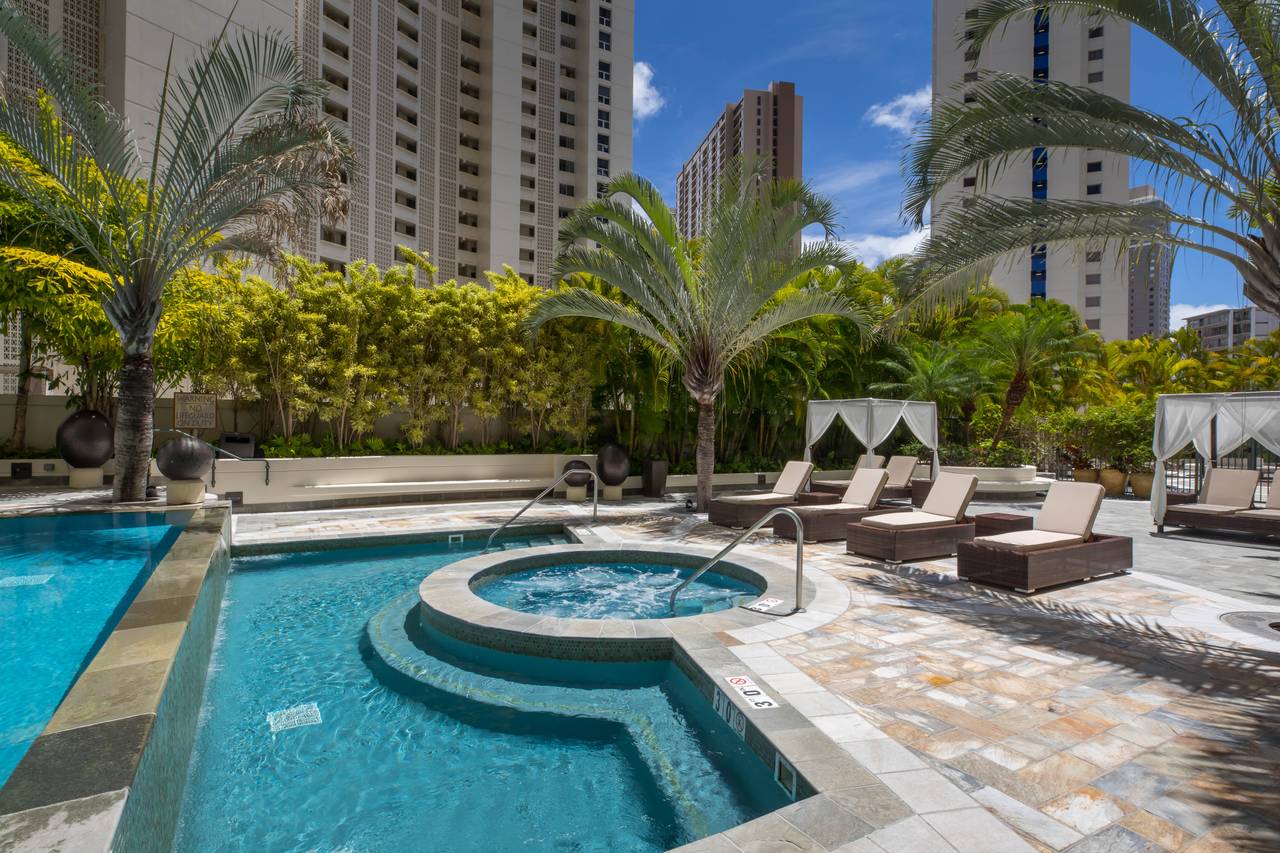 Take a dip and unwind in the refreshing pool Take a dip and unwind in the refreshing pool