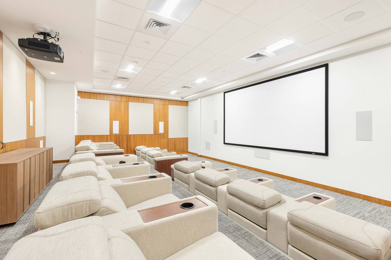 The perfect spot for cozy movie nights The perfect spot for cozy movie nights