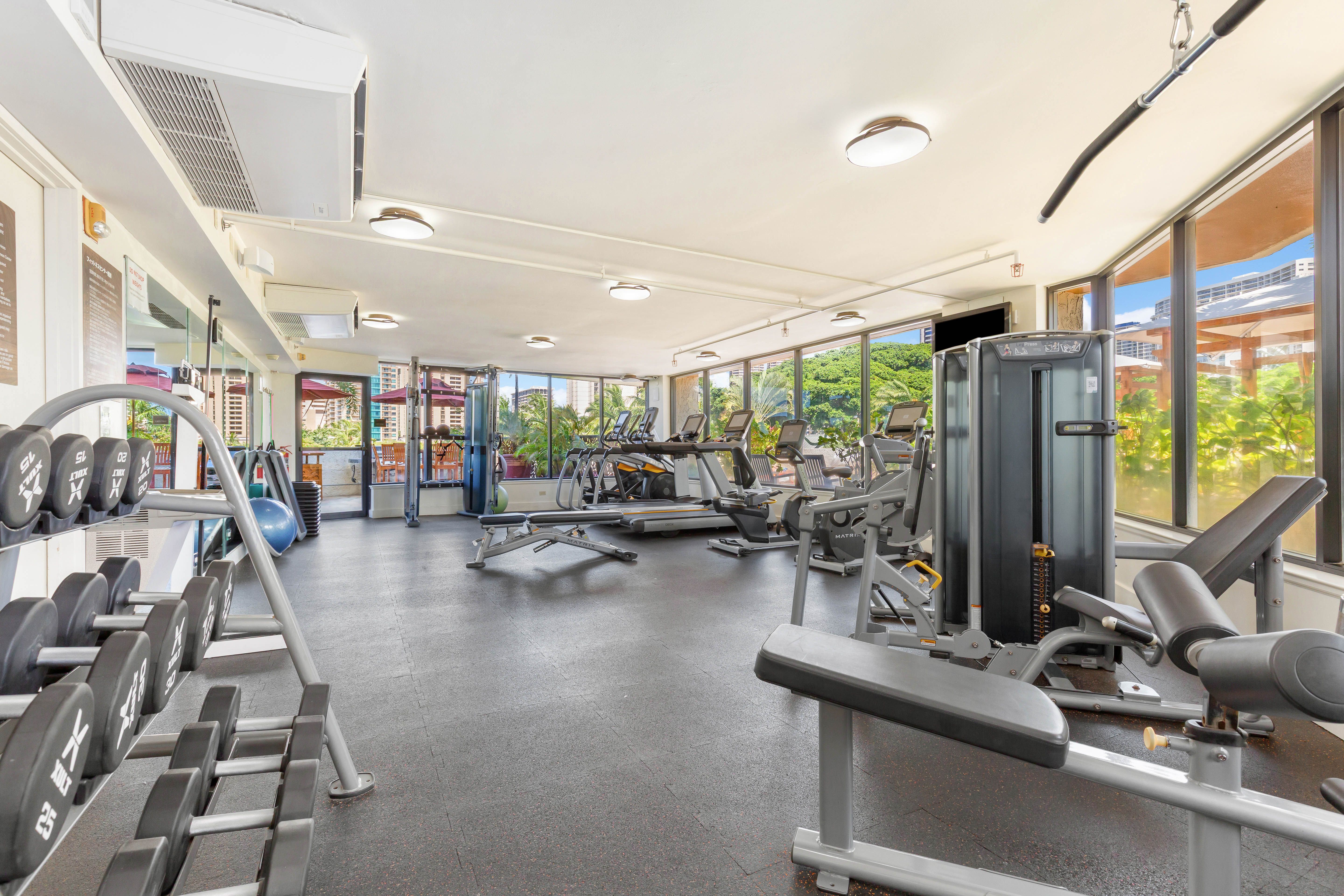 On-site fitness center