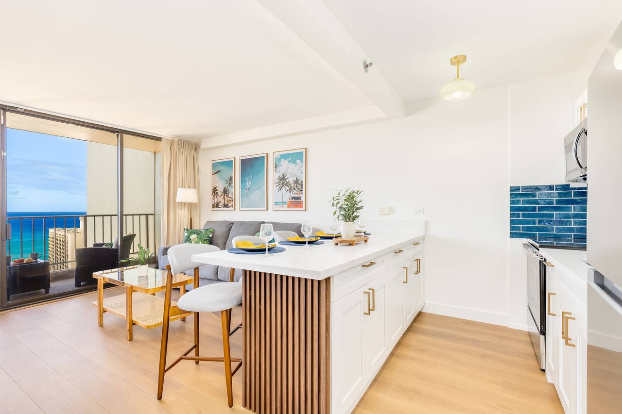 A modern kitchen perfect for cooking at home A modern kitchen perfect for cooking at home
