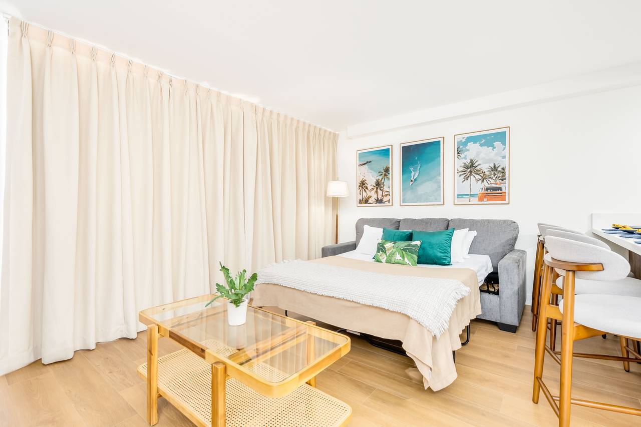 Sofa bed for additional guests Sofa bed for additional guests