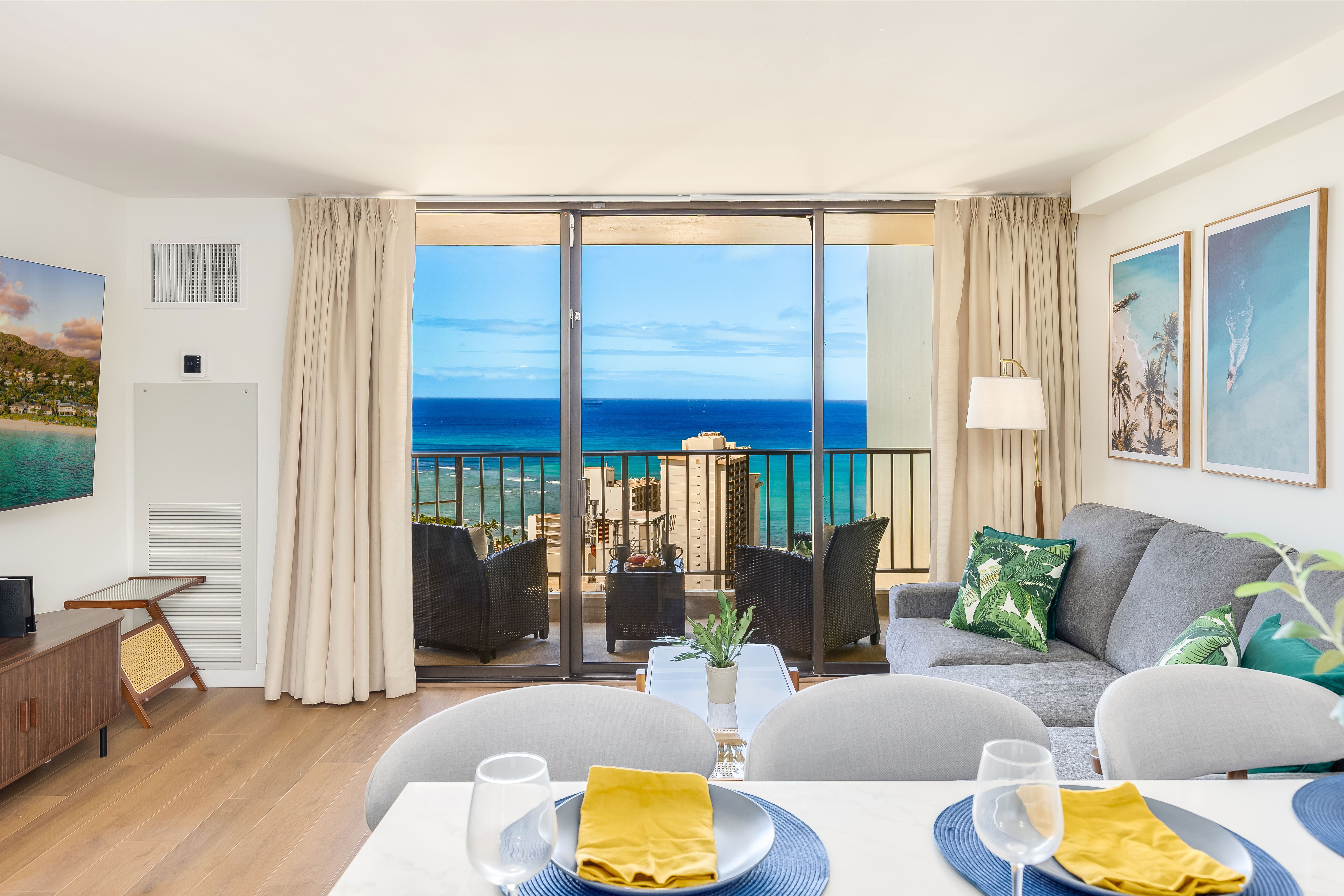 Enjoy breathtaking ocean views right from the kitchen