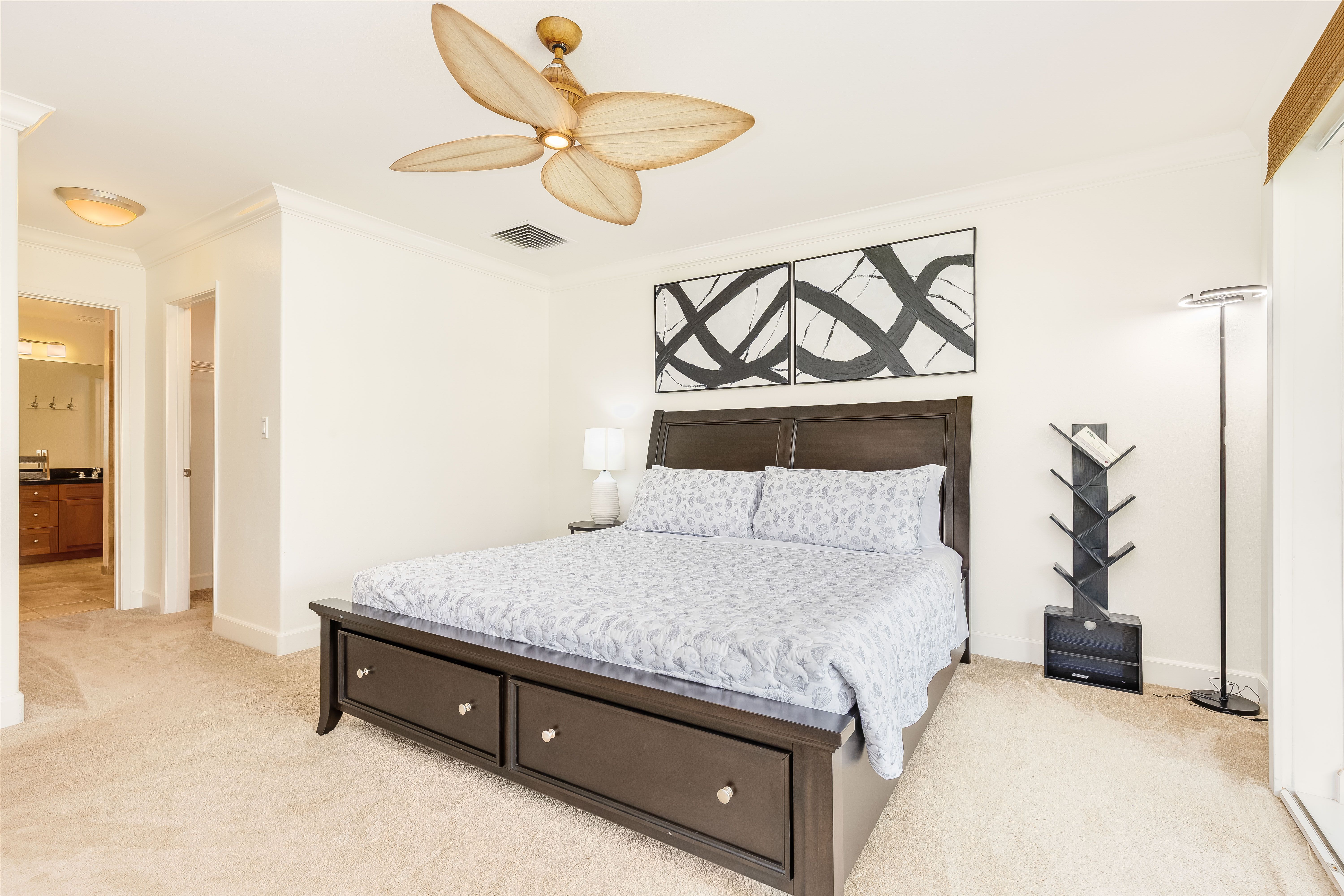 Open, airy space for restful nights