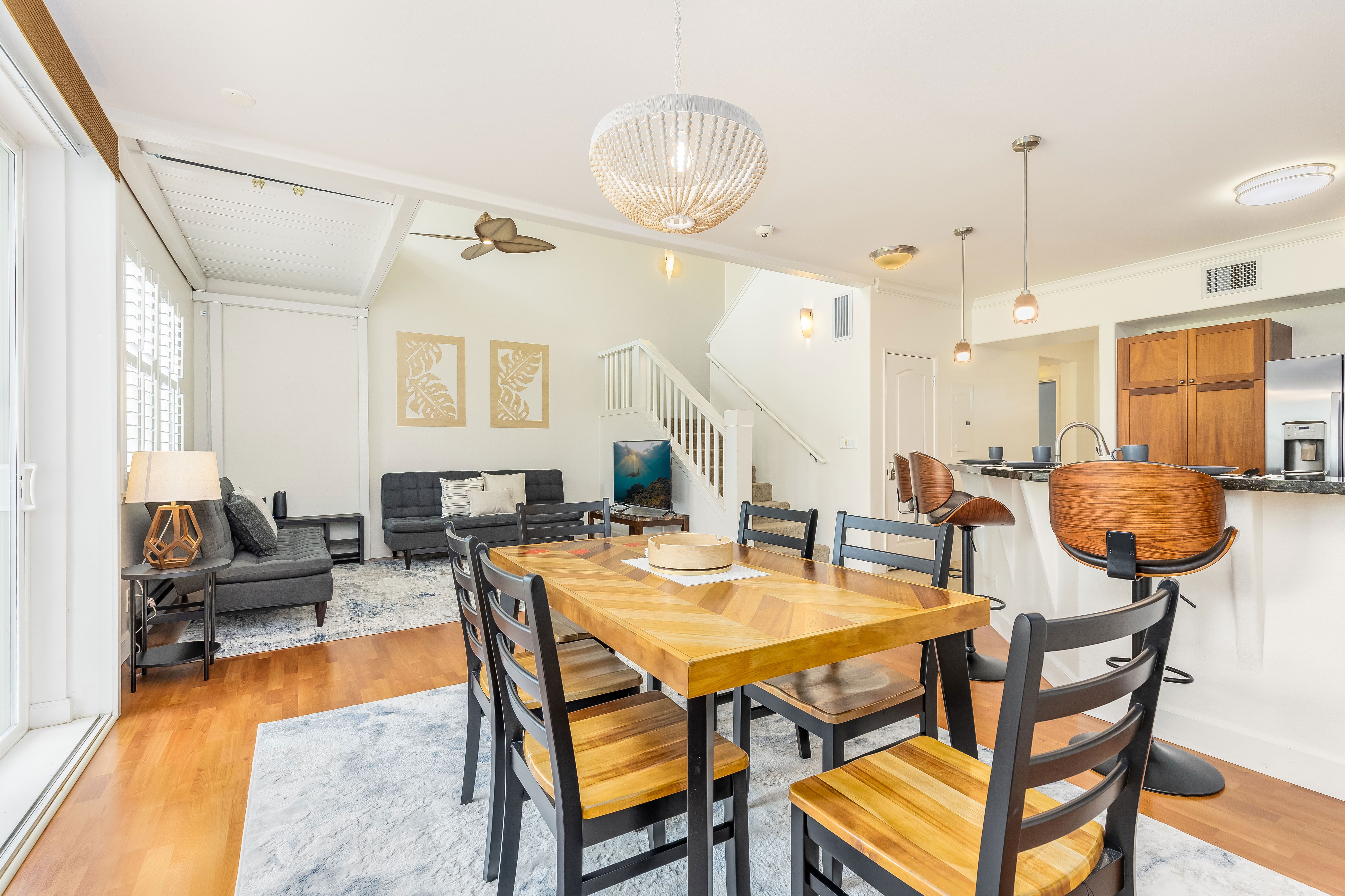 Gather, cook, and relax in one airy space