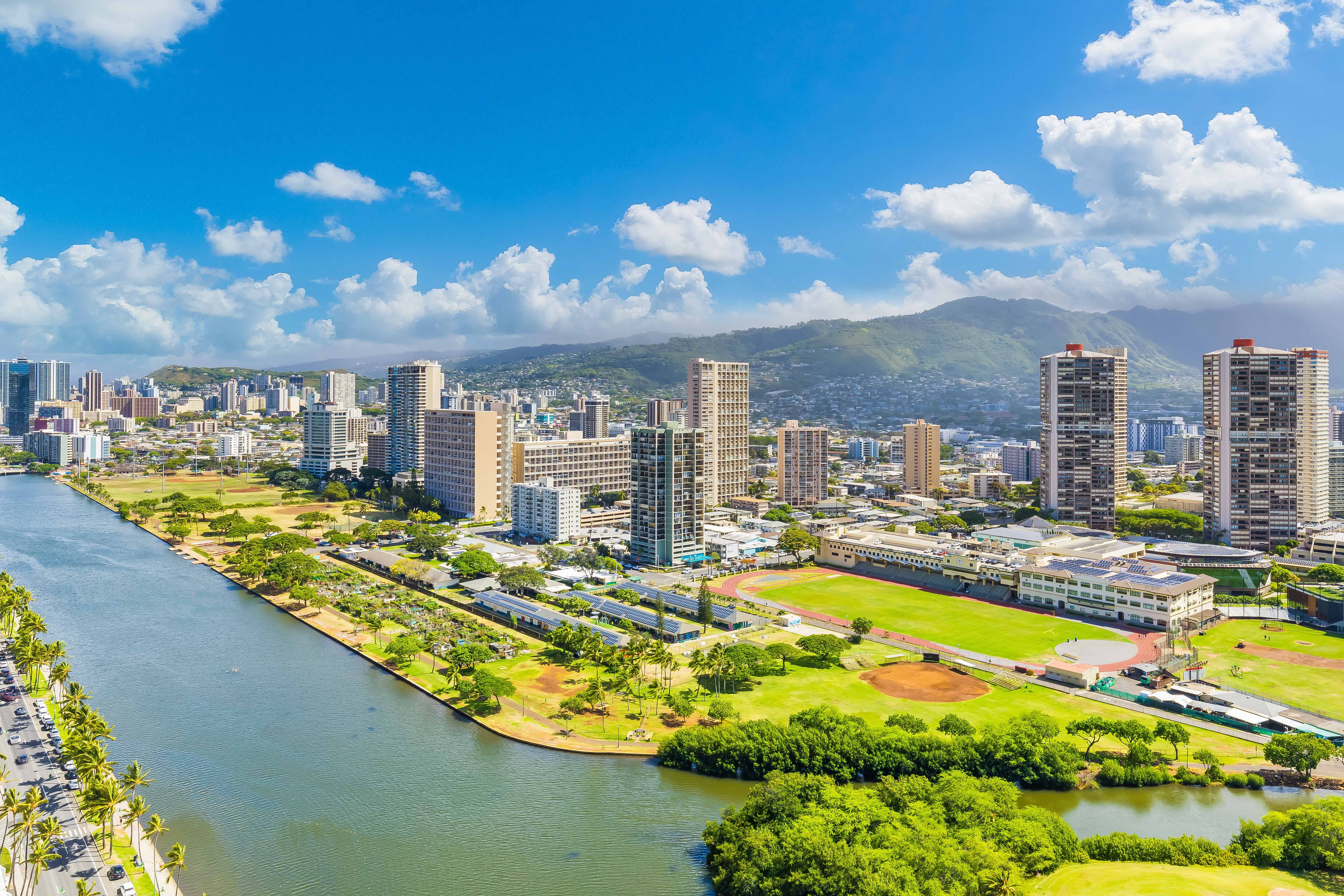 Take in stunning Ala Wai views from your retreat