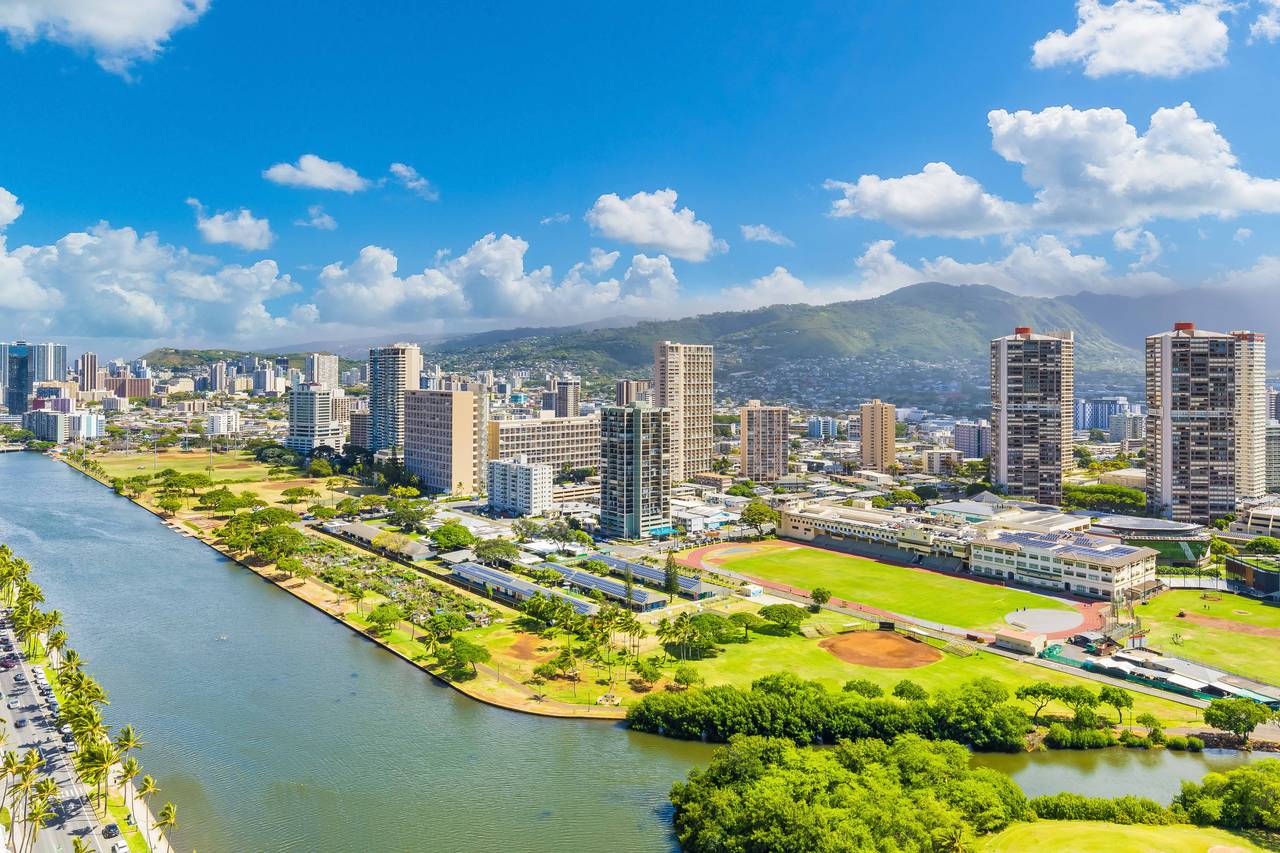 Take in stunning Ala Wai views from your retreat Take in stunning Ala Wai views from your retreat