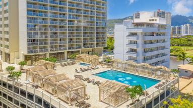 Your tropical escape starts at the pool deck Your tropical escape starts at the pool deck