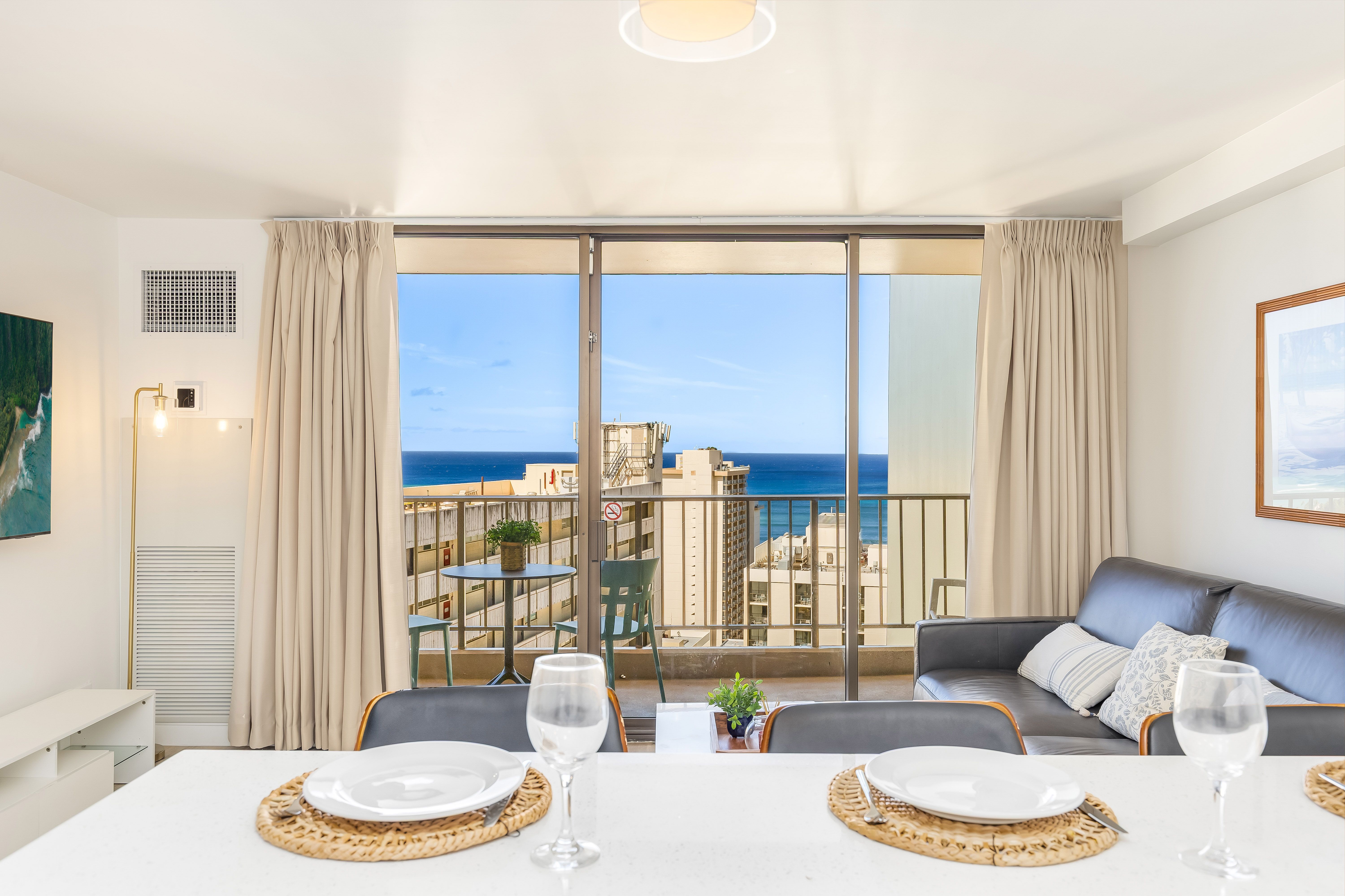 Cook, Dine & Enjoy Ocean Views from the Kitchen Island