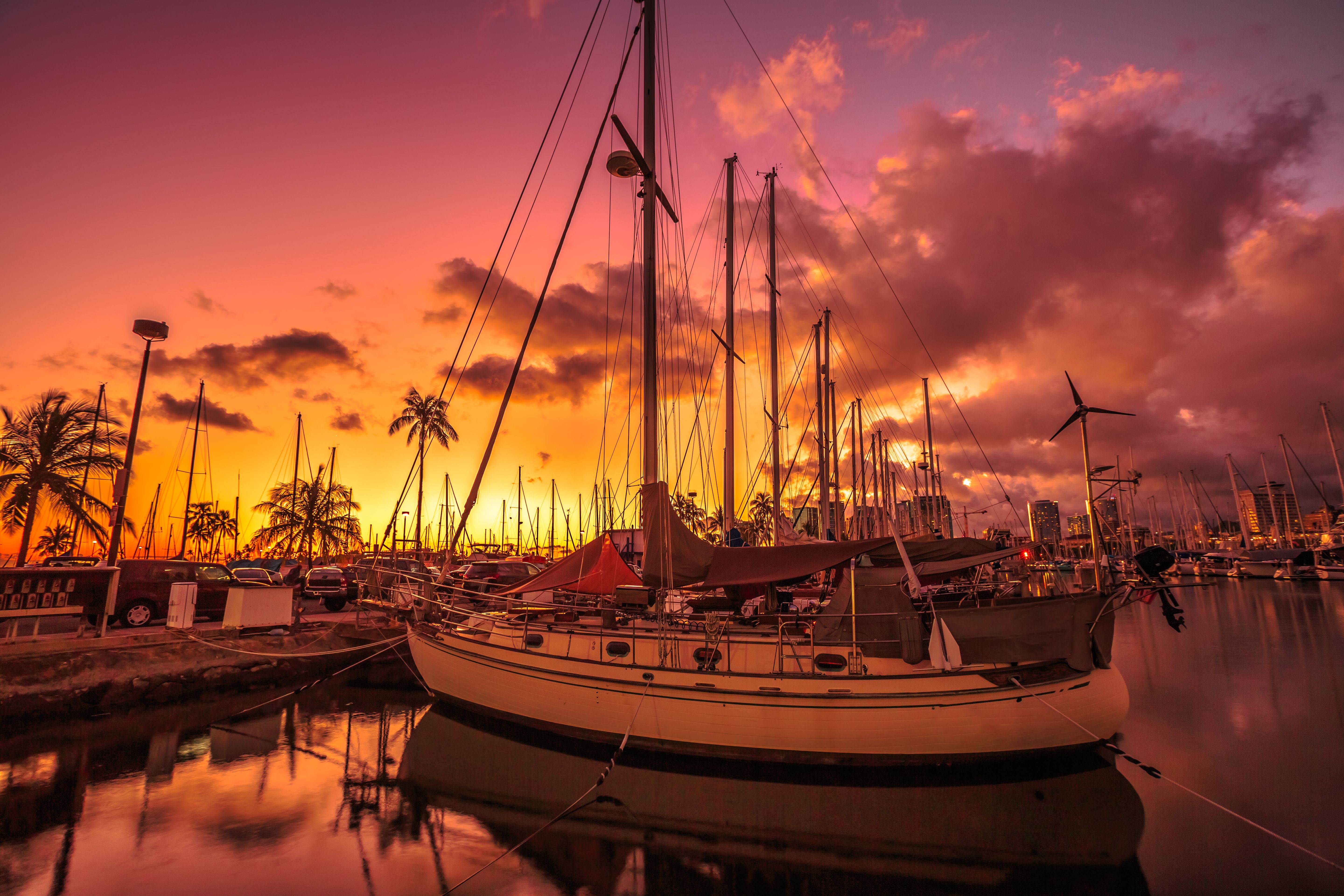 End the Day with a Colorful Sunset