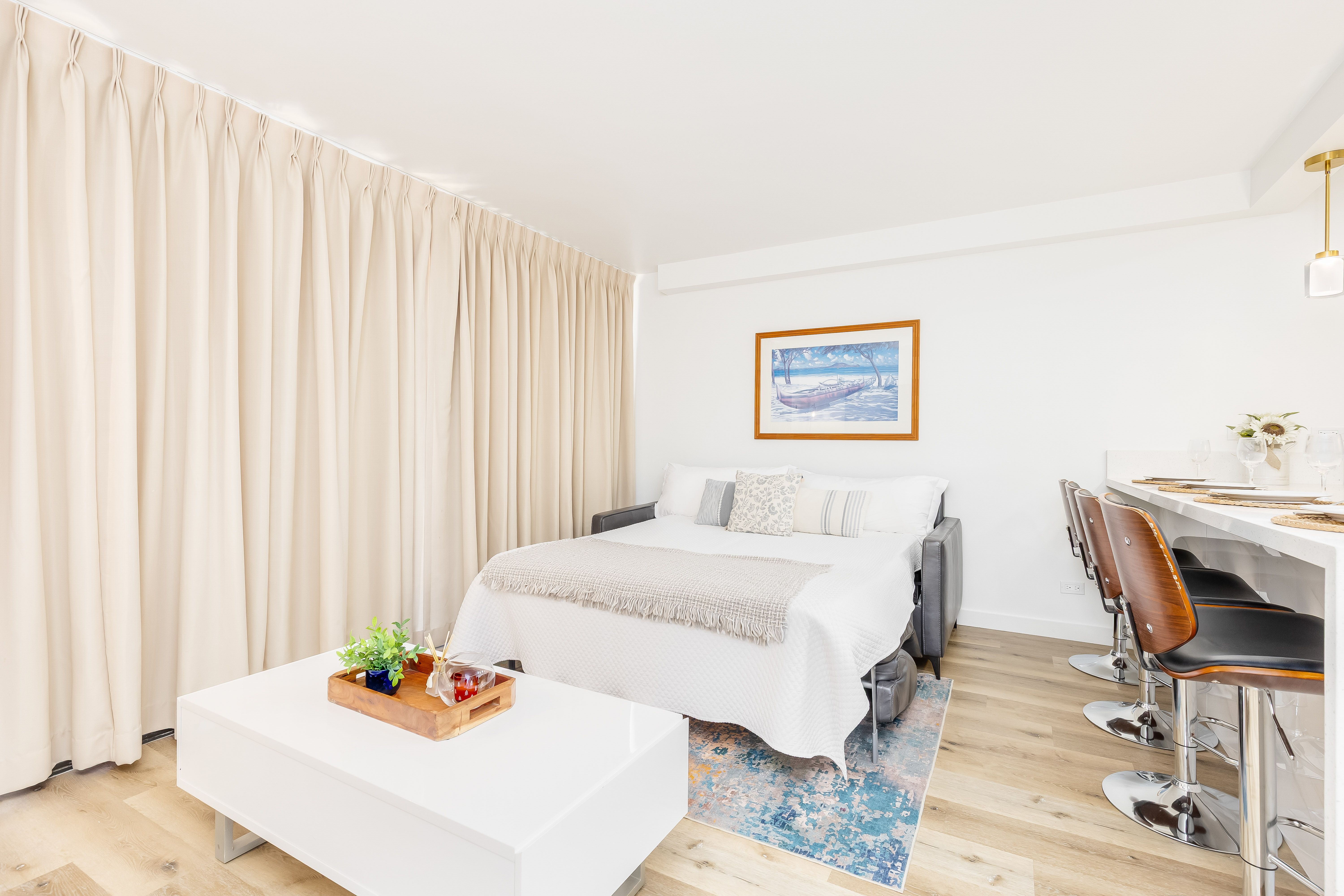 Close the Curtains, Get Cozy & Sleep In