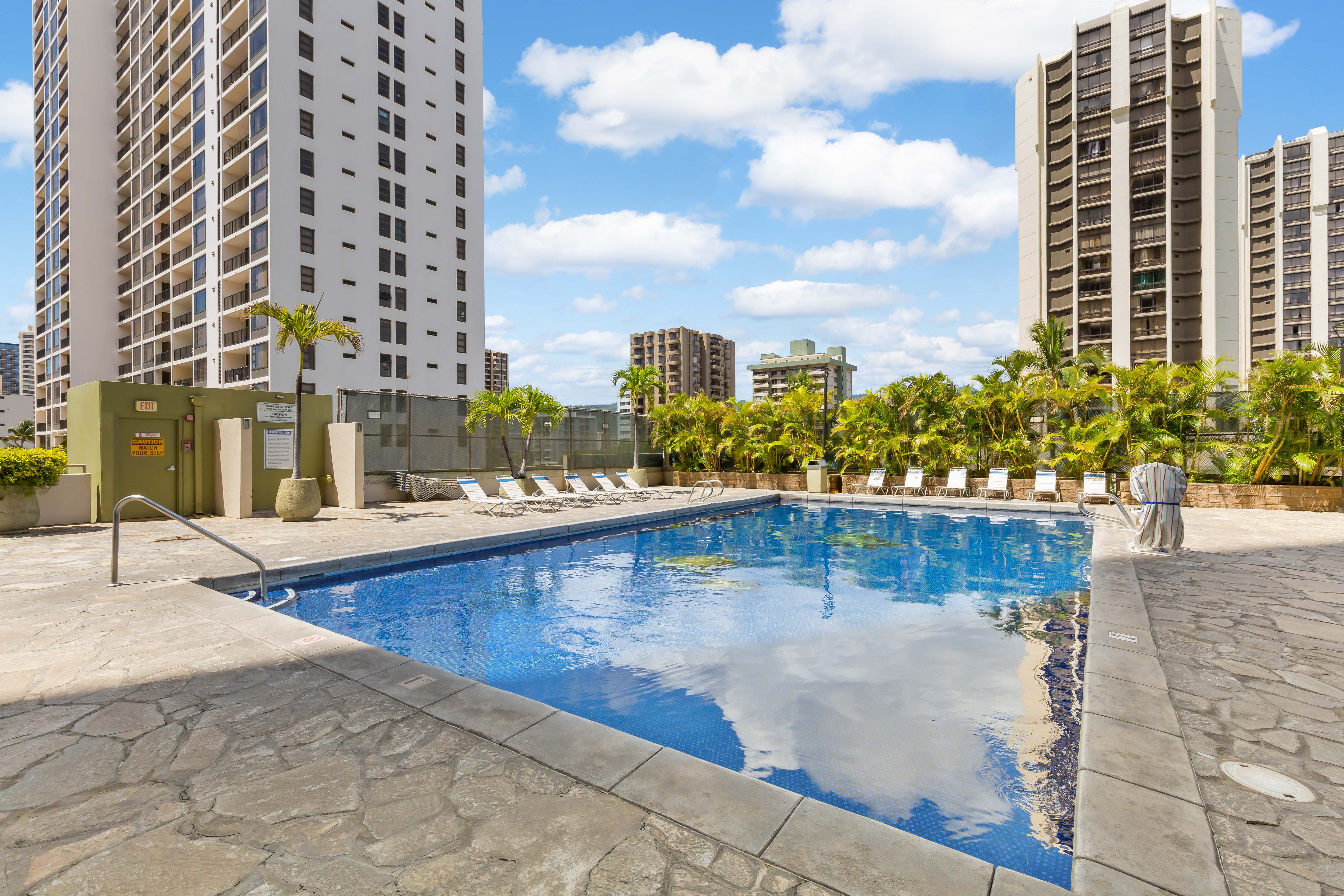 Relax by the Pool and Soak Up the Hawaiian Sunshine