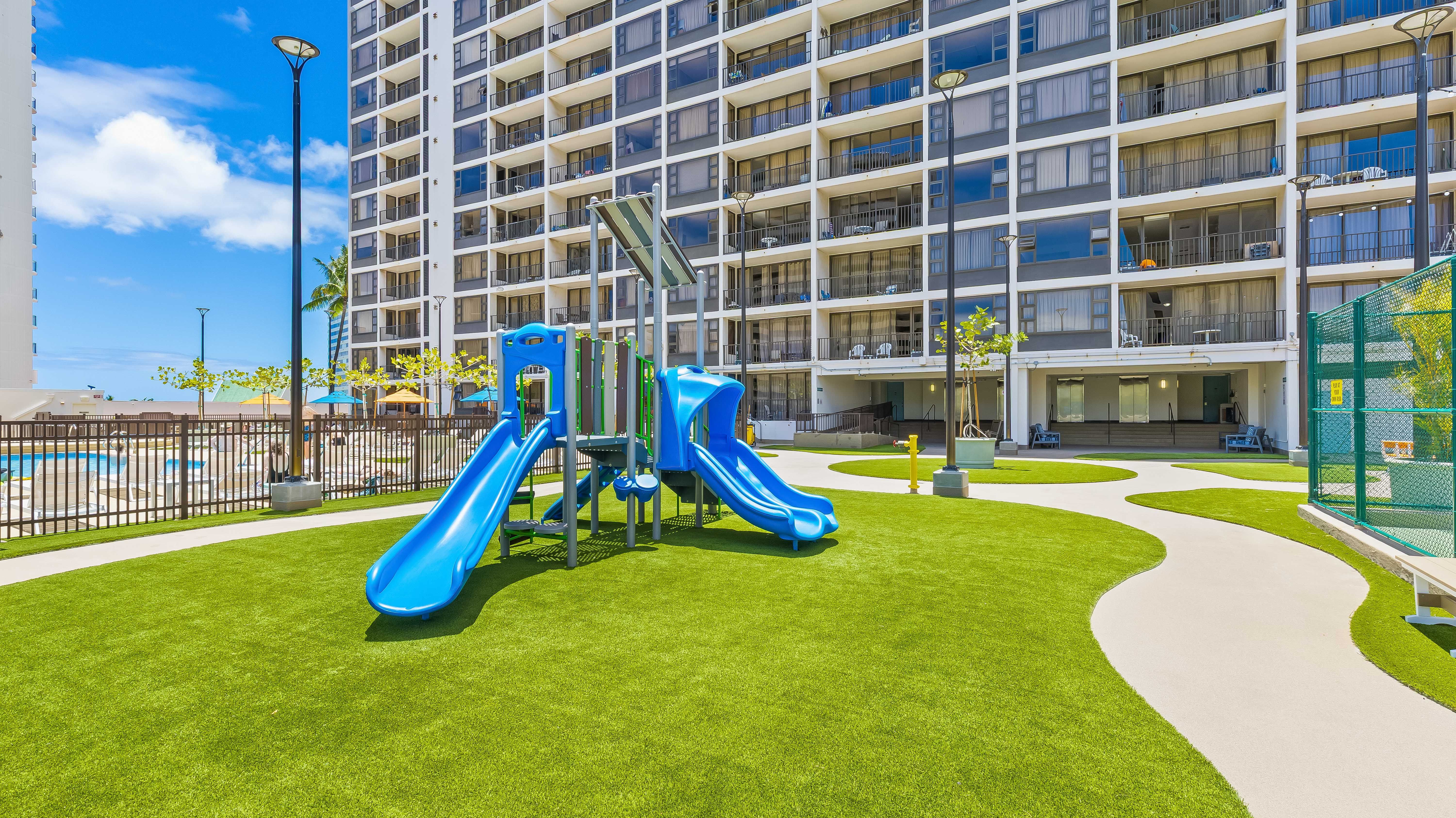 Little guests will love the on-site playground