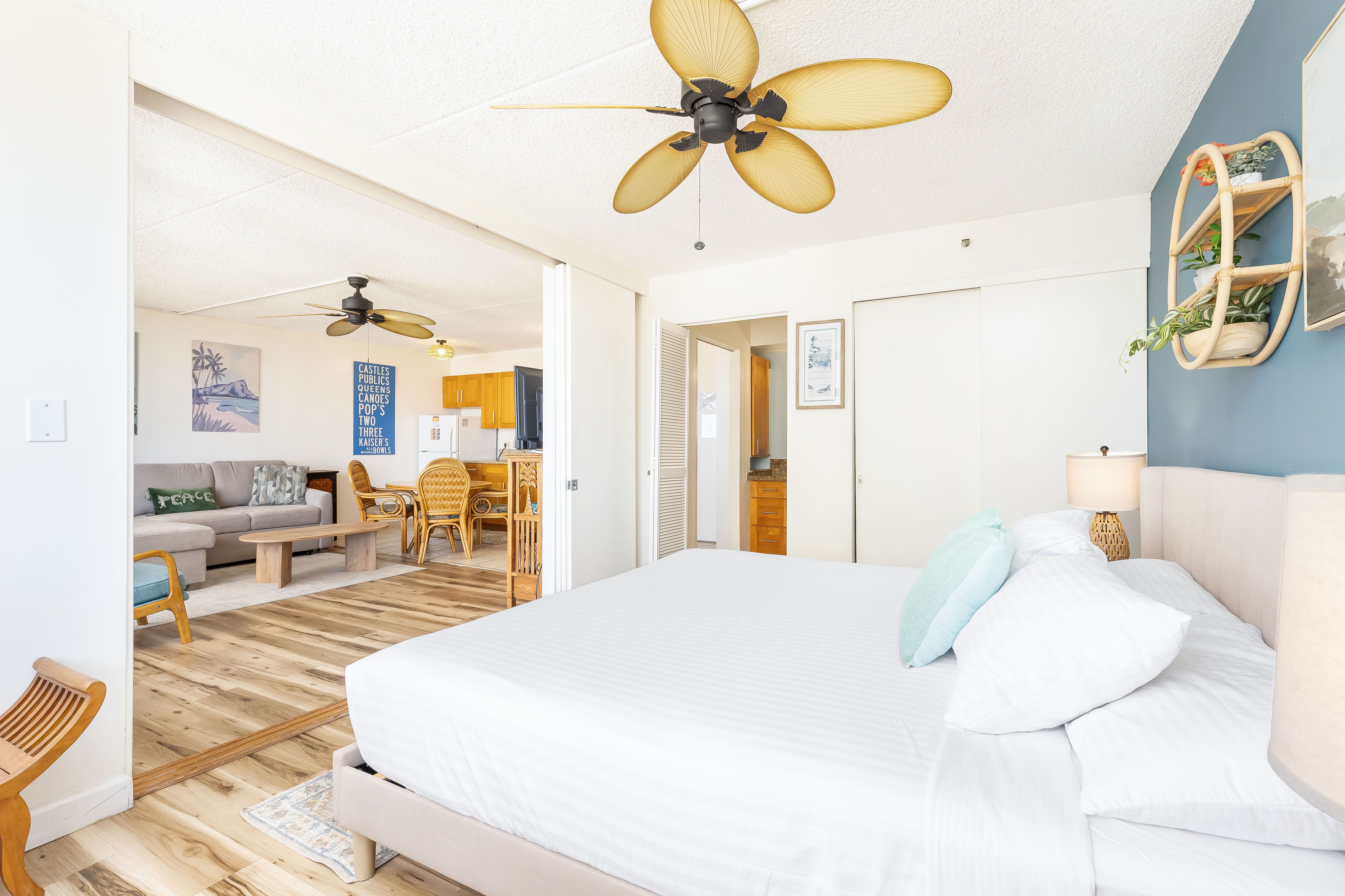 Rest and recharge in the cozy king bedroom