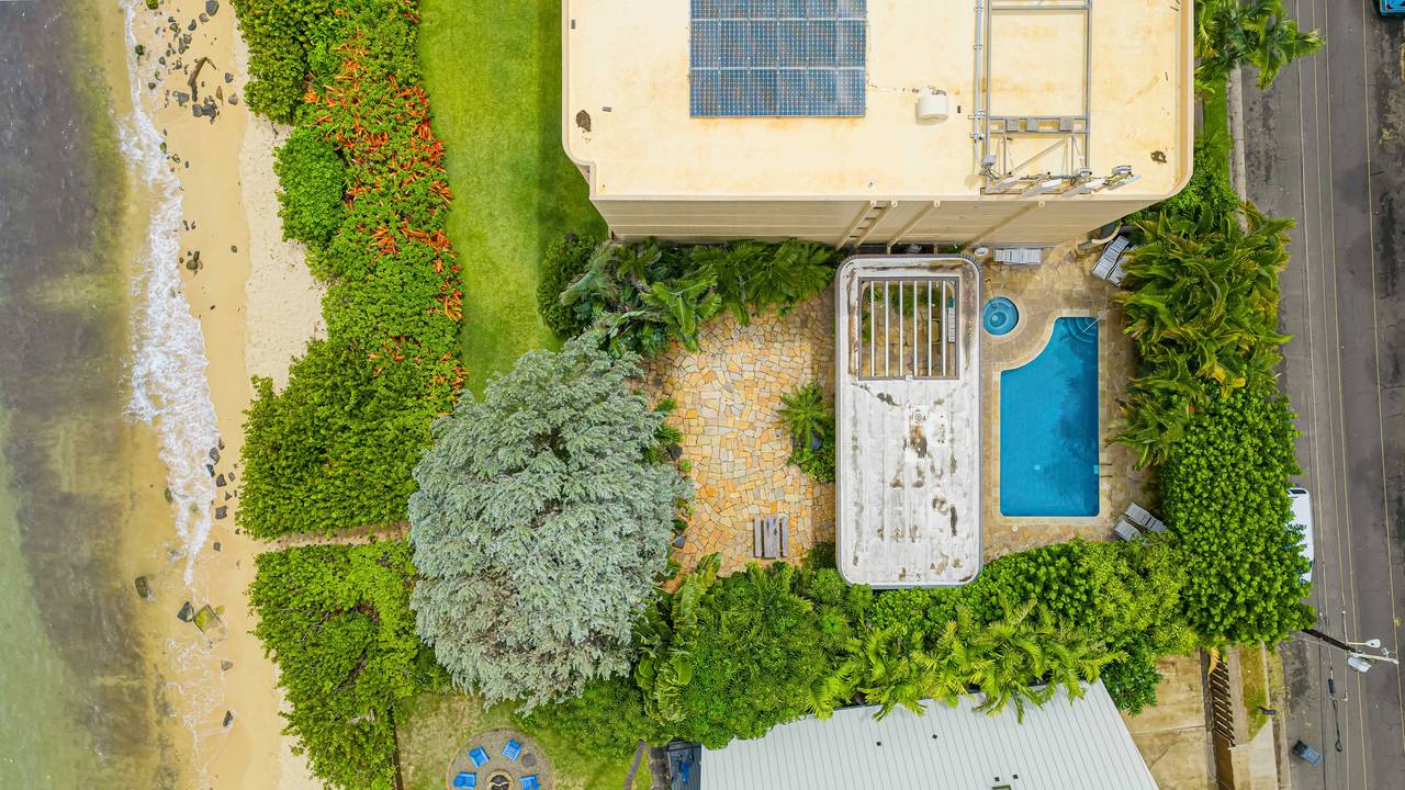 Aerial view showing the pool Aerial view showing the pool