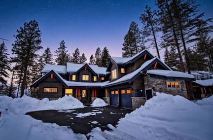 Exterior in Snow twilight