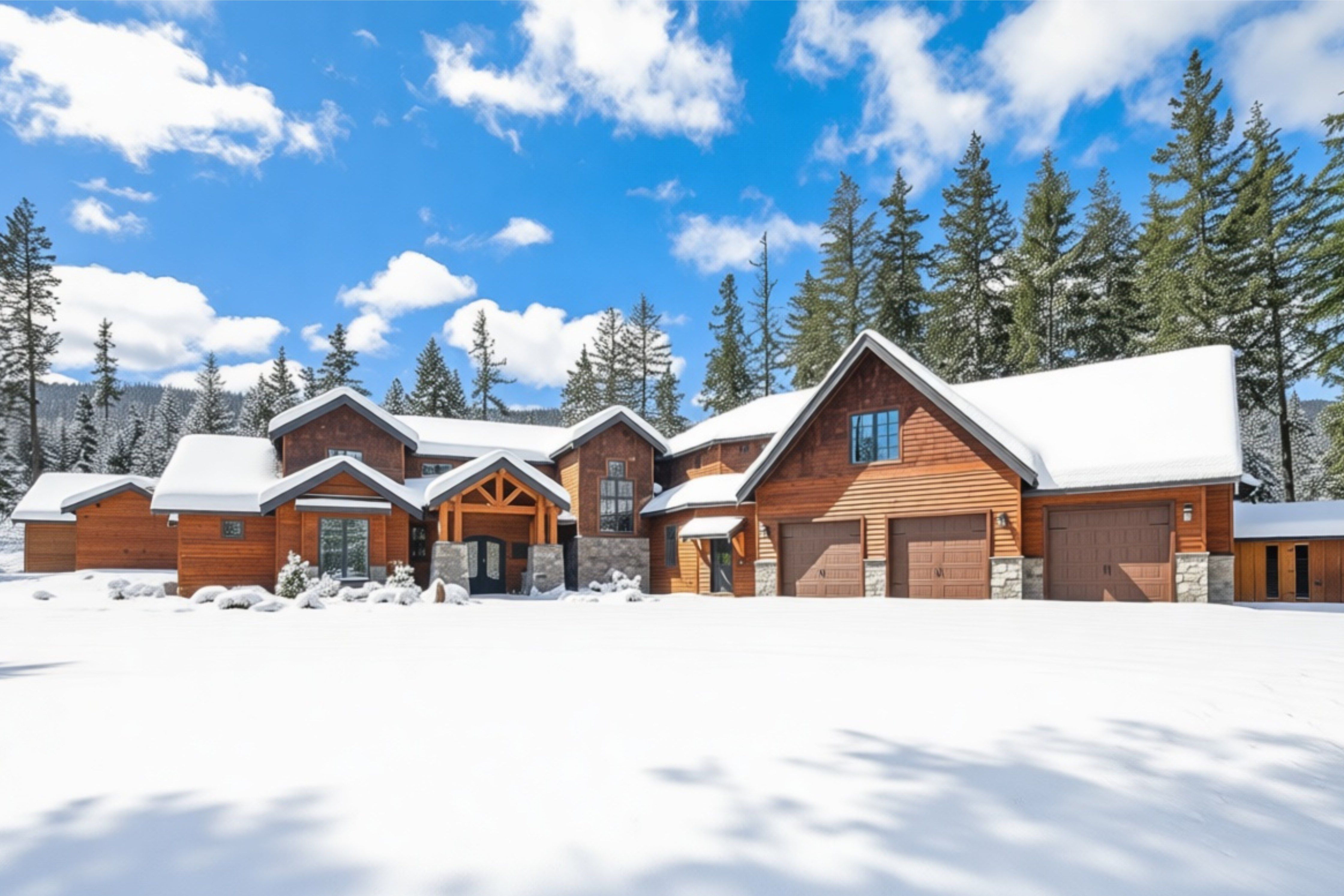 Exterior Front with Snow