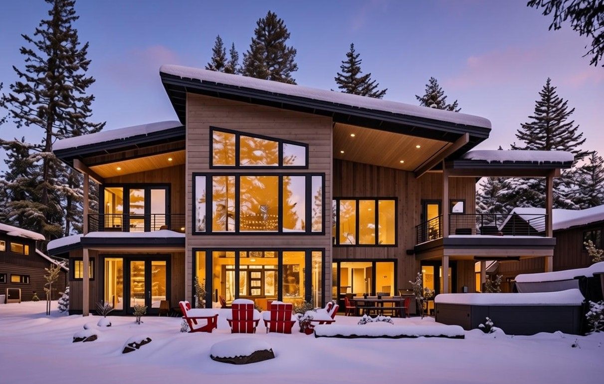 Exterior Snow Twilight