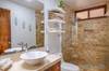 Guest bathroom with a Shower