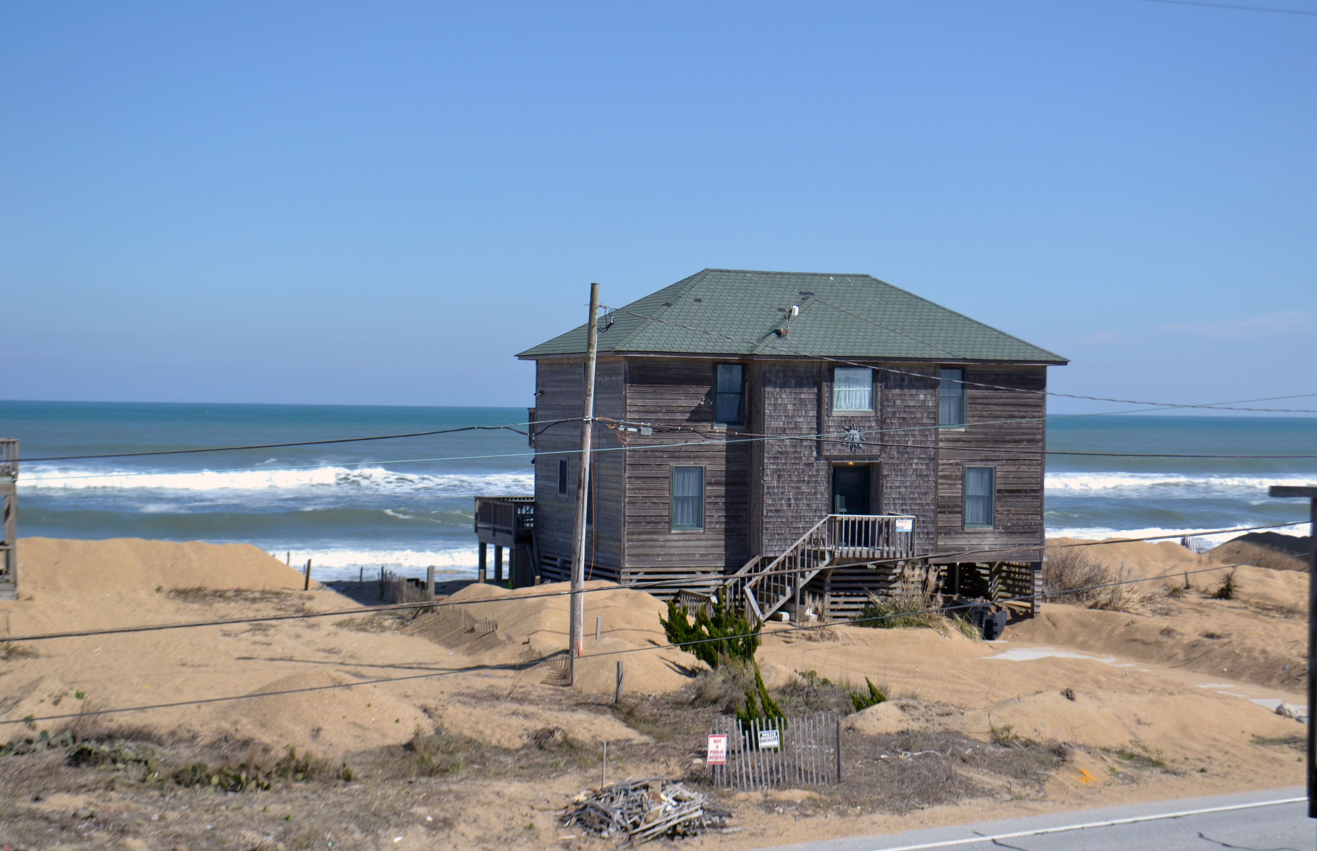 Book On the Beach SemiOceanfront OBX Vacation Rental