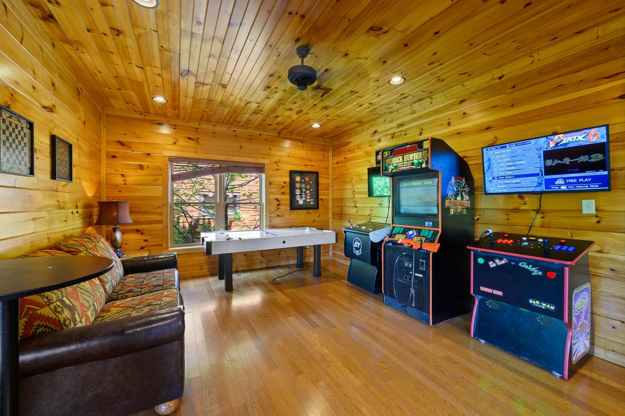 Additional Sleeper Sofa, Air Hockey Table Additional Sleeper Sofa, Air Hockey Table