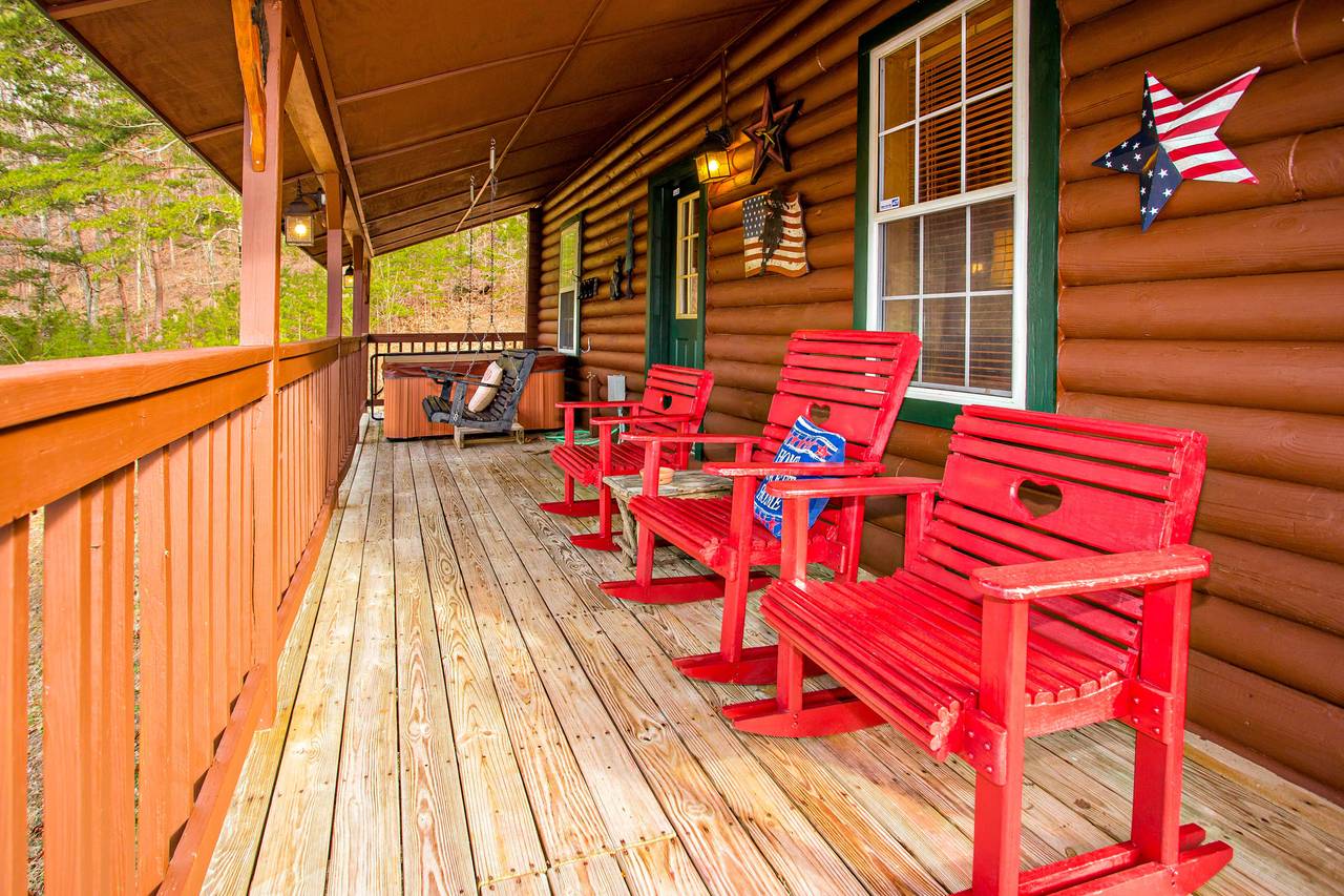 Rock away on the back deck with your morning coffee Rock away on the back deck with your morning coffee