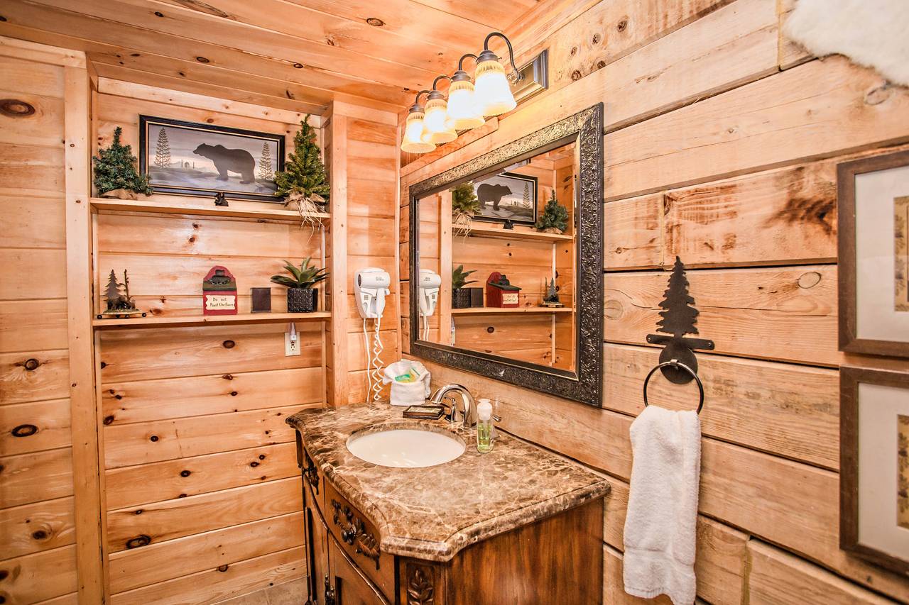 Lower level bathroom vanity Lower level bathroom vanity