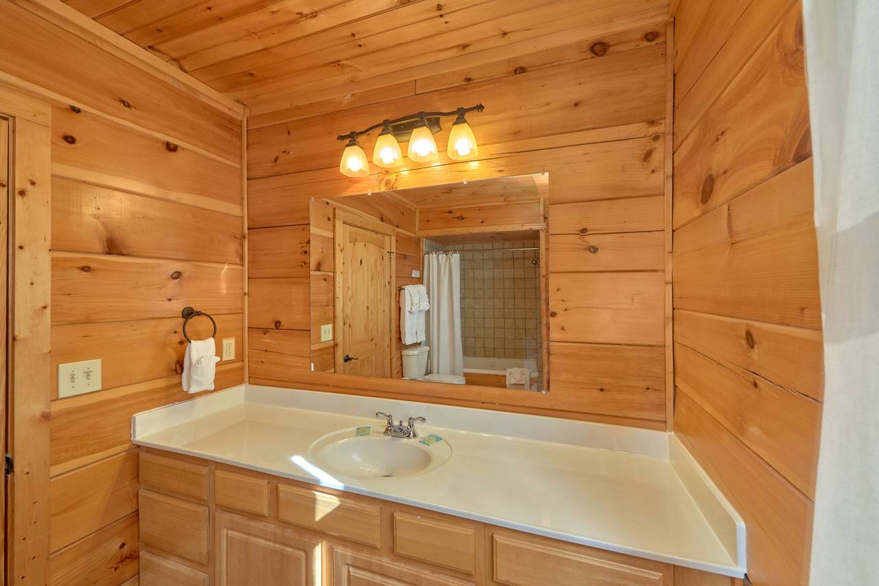 Full Bathroom with large vanity Full Bathroom with large vanity