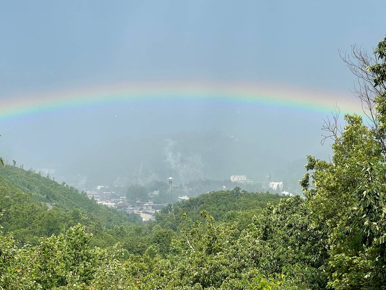 <span class="name">A Smoky Mountain rainbow</span> <span class="name">A Smoky Mountain rainbow</span>