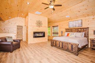 Loft Bedroom with Fireplace Loft Bedroom with Fireplace