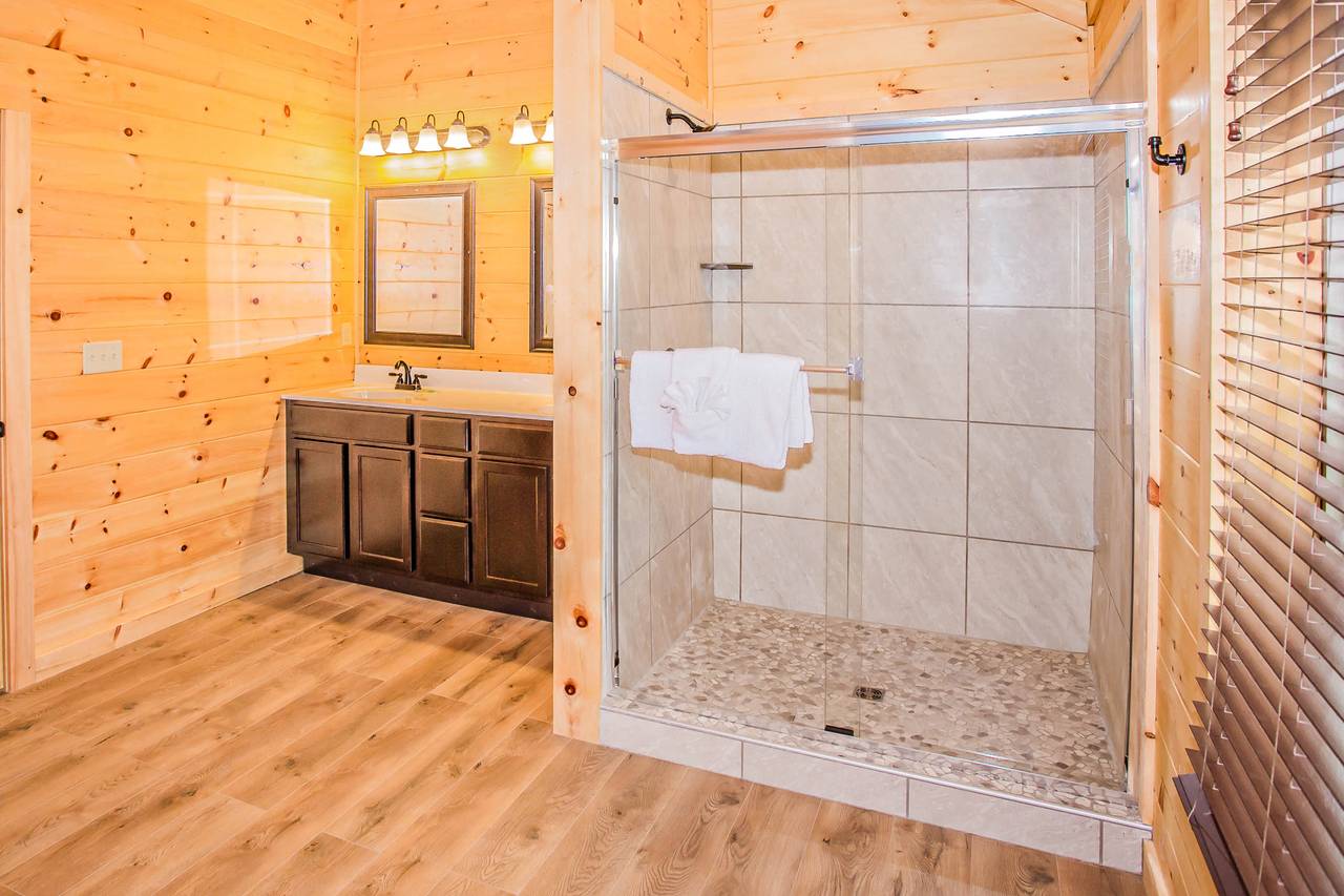 Loft Bathroom with Vertical Shower Loft Bathroom with Vertical Shower