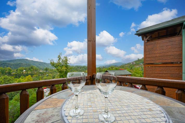 Outdoor dining with a view Outdoor dining with a view