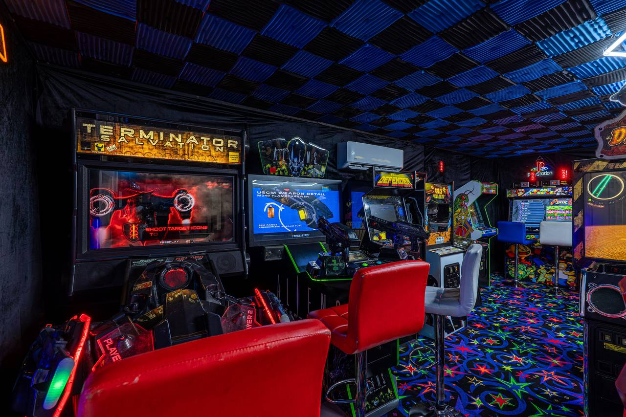 Detached game room packed with nonstop fun and entertainment Detached game room packed with nonstop fun and entertainment
